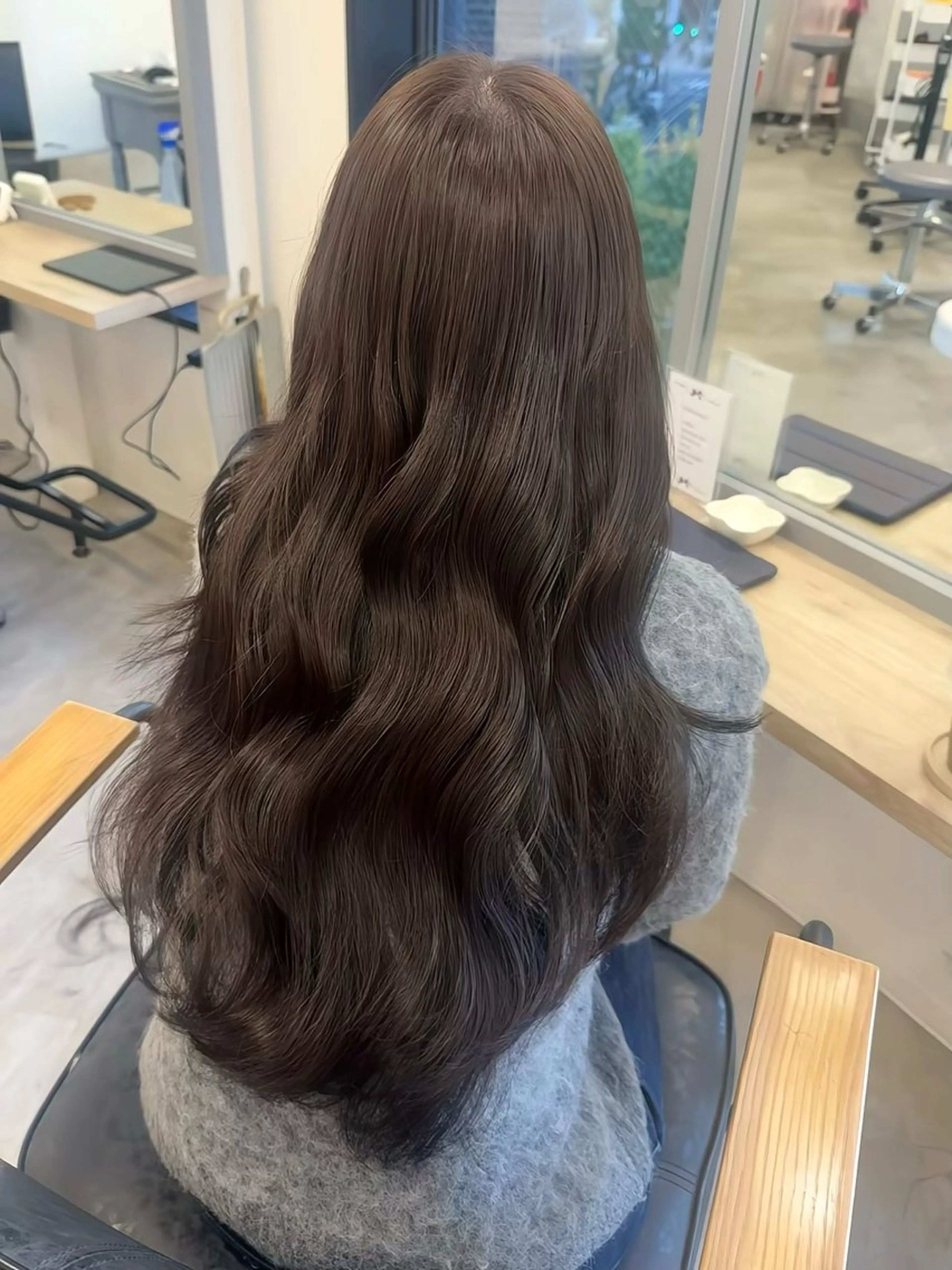 ロング カラー ヘアアレンジ カット ヘアカラー トリートメント himawari♡ 柔らかいカラーのヘアスタイル