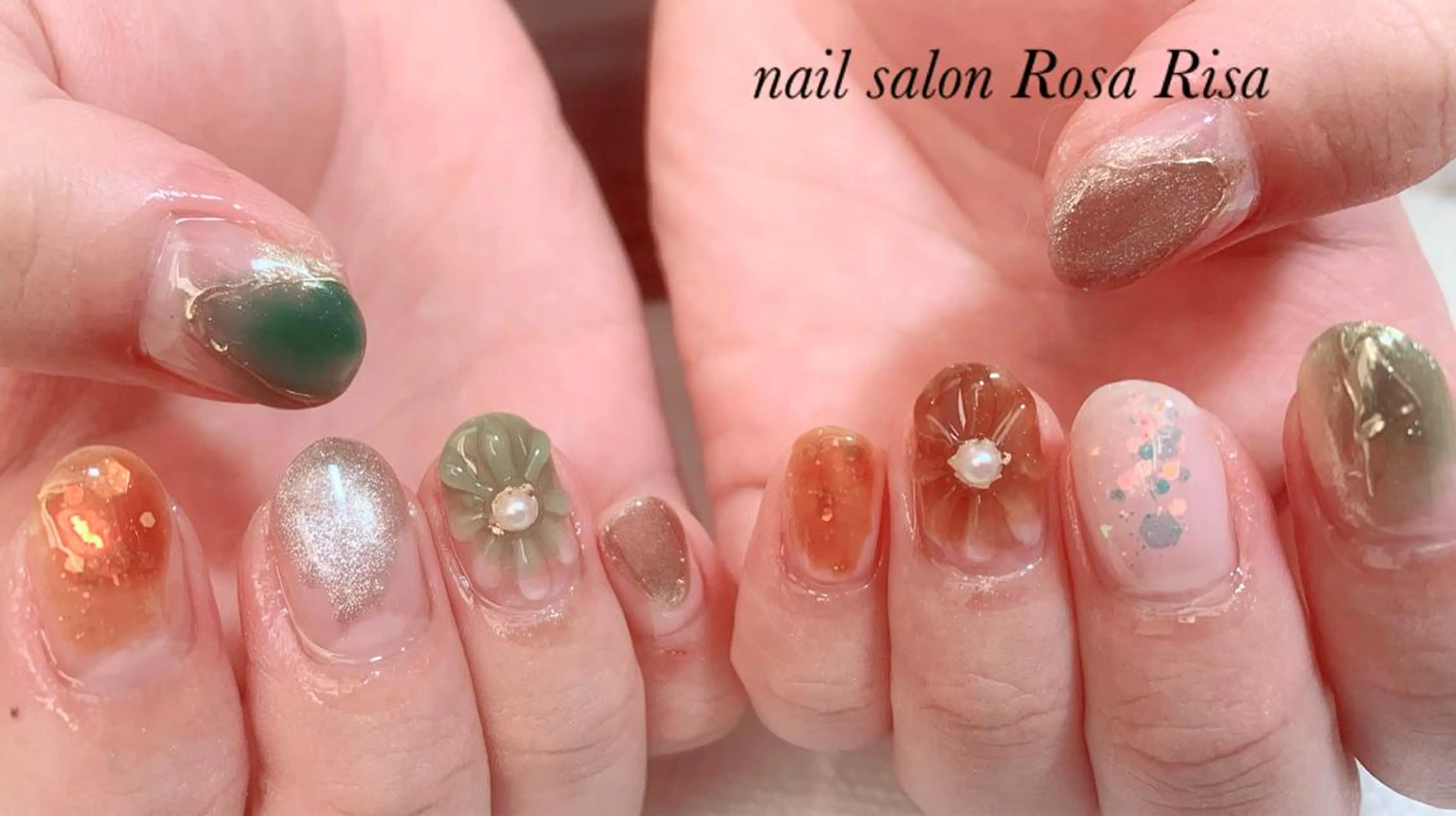ショート ネイル ニュアンスネイル ハンドネイル ネイルスタジオ シェイクユアハンズのネイルデザイン