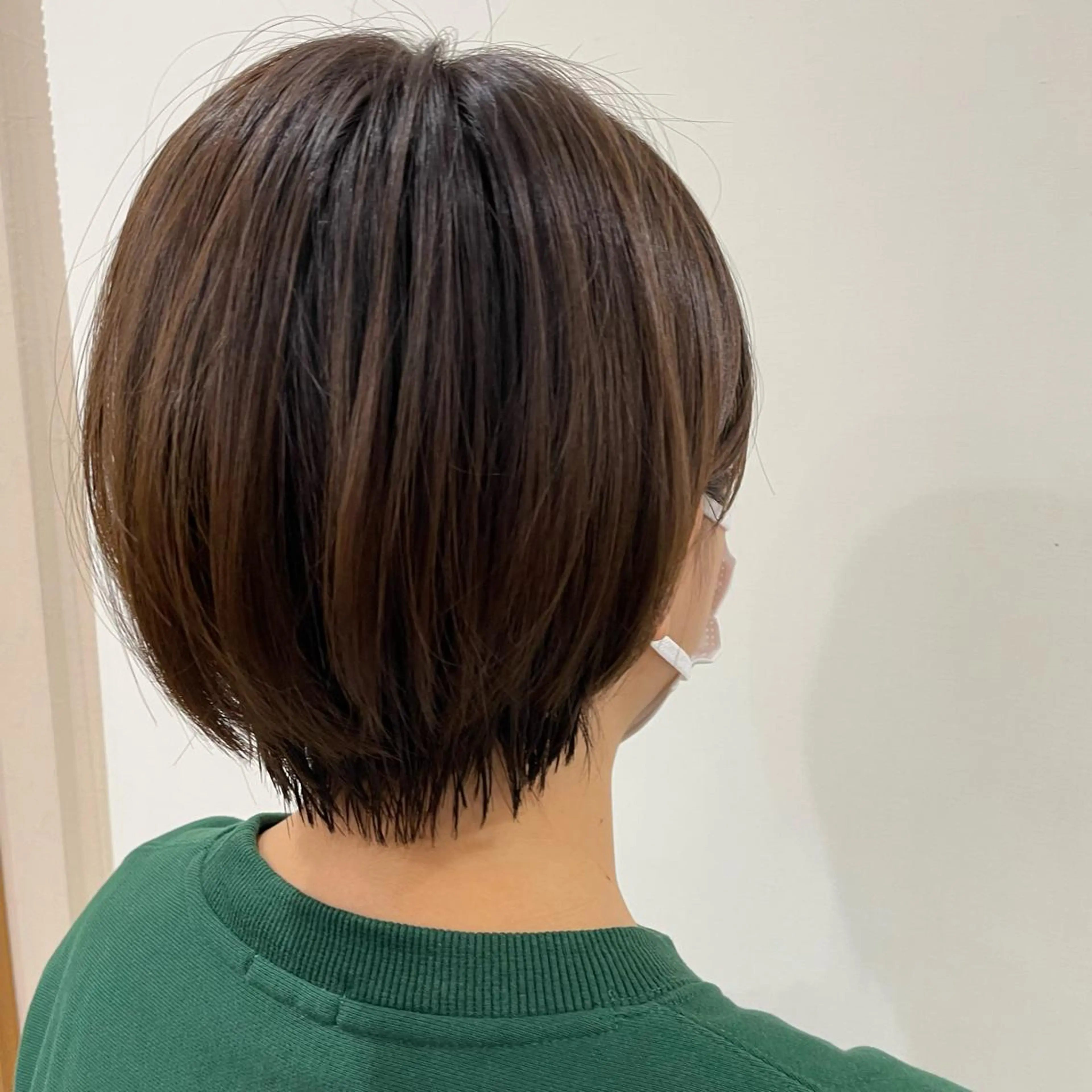 ショート 巻けるケア縮毛矯正✨ ケアカラー✨山下のヘアスタイル