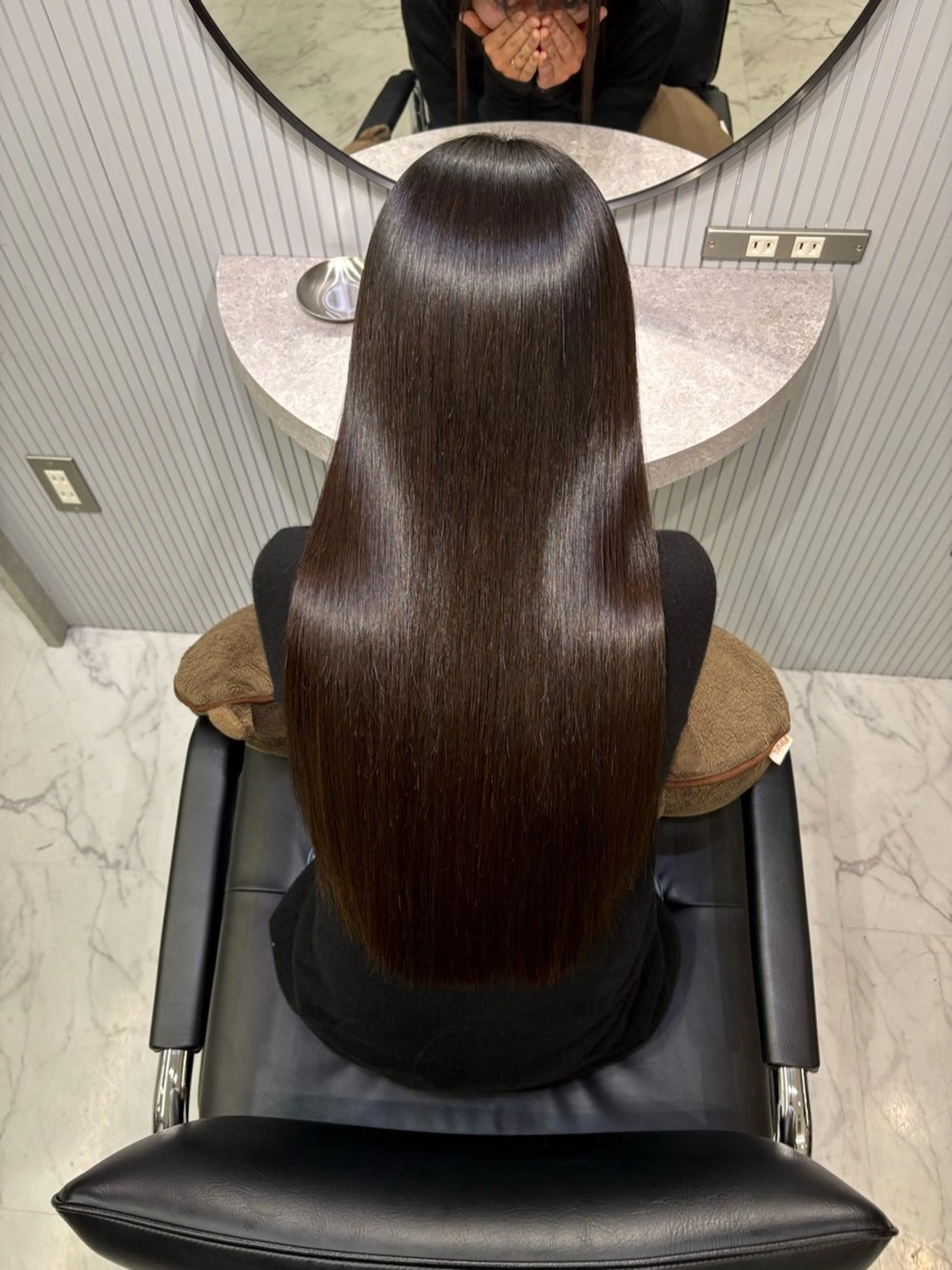 ロング 縮毛矯正 トリートメント RAF RYUTOのヘアスタイル