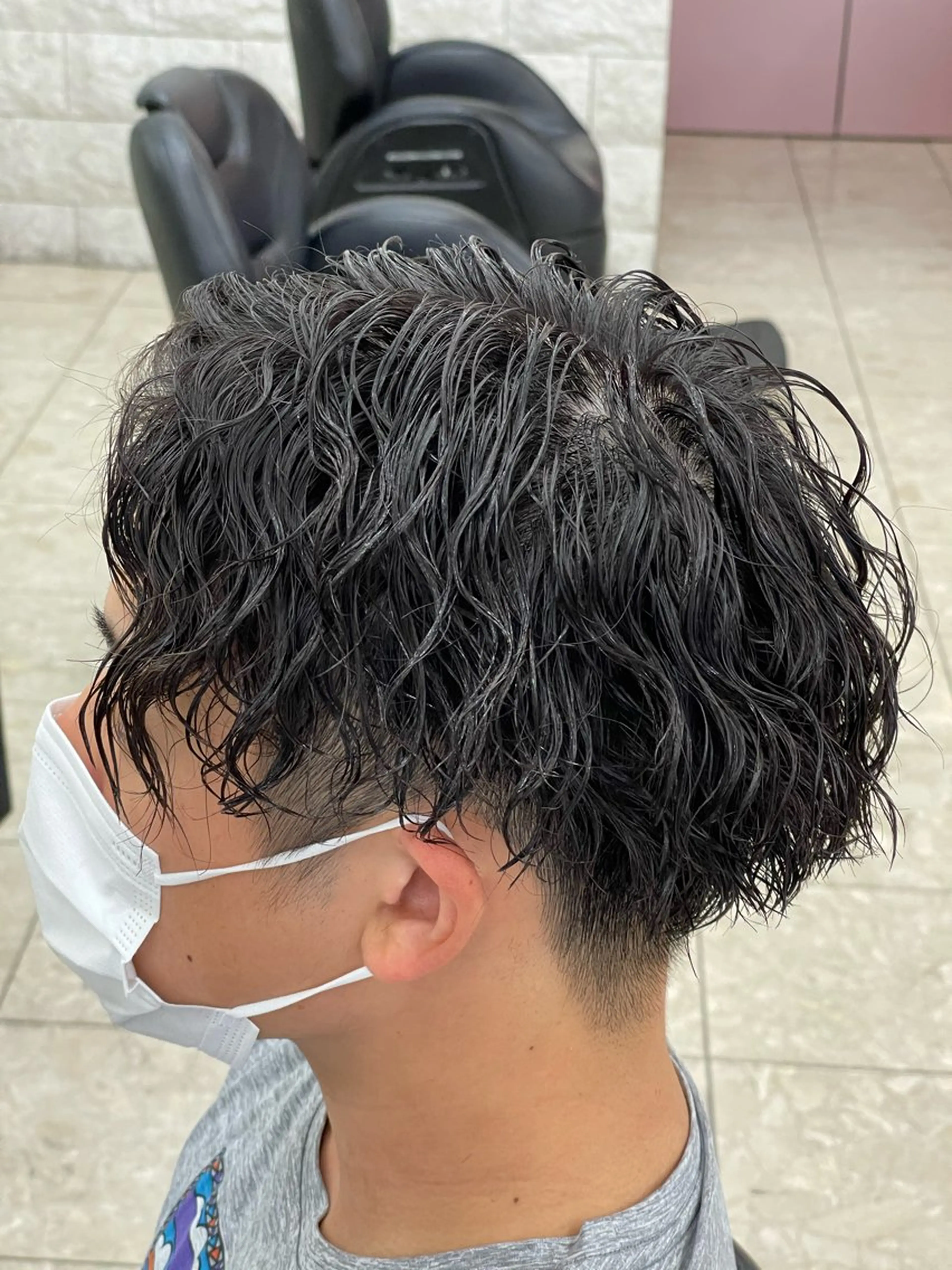 ショート パーマ パーマ SOYON西大寺店所属・ダブルカラー/ 髪質改善💎安藤のヘアスタイル