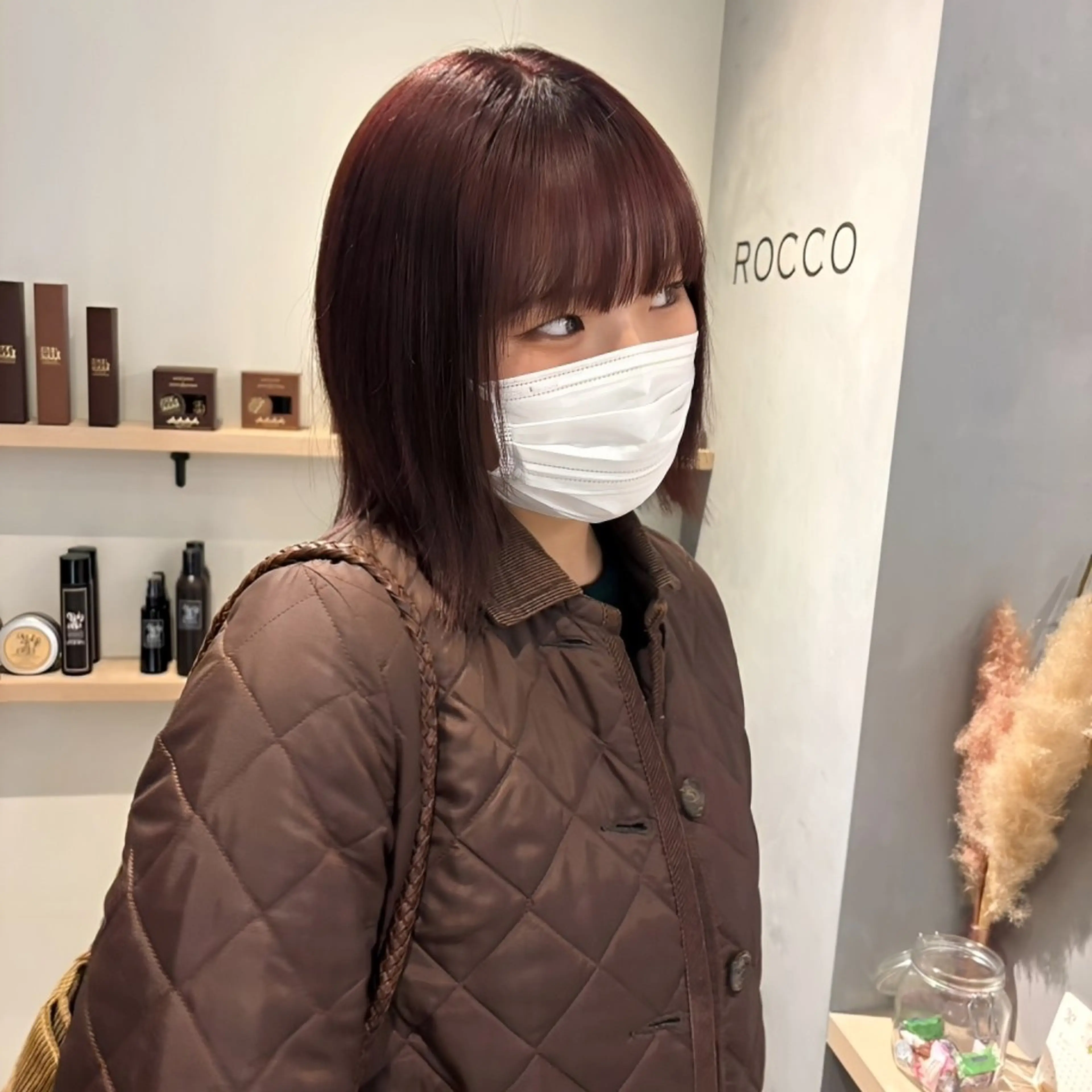 カラー ミディアム ヘアカラー トリートメント HINAKO/ ROCCOのヘアスタイル