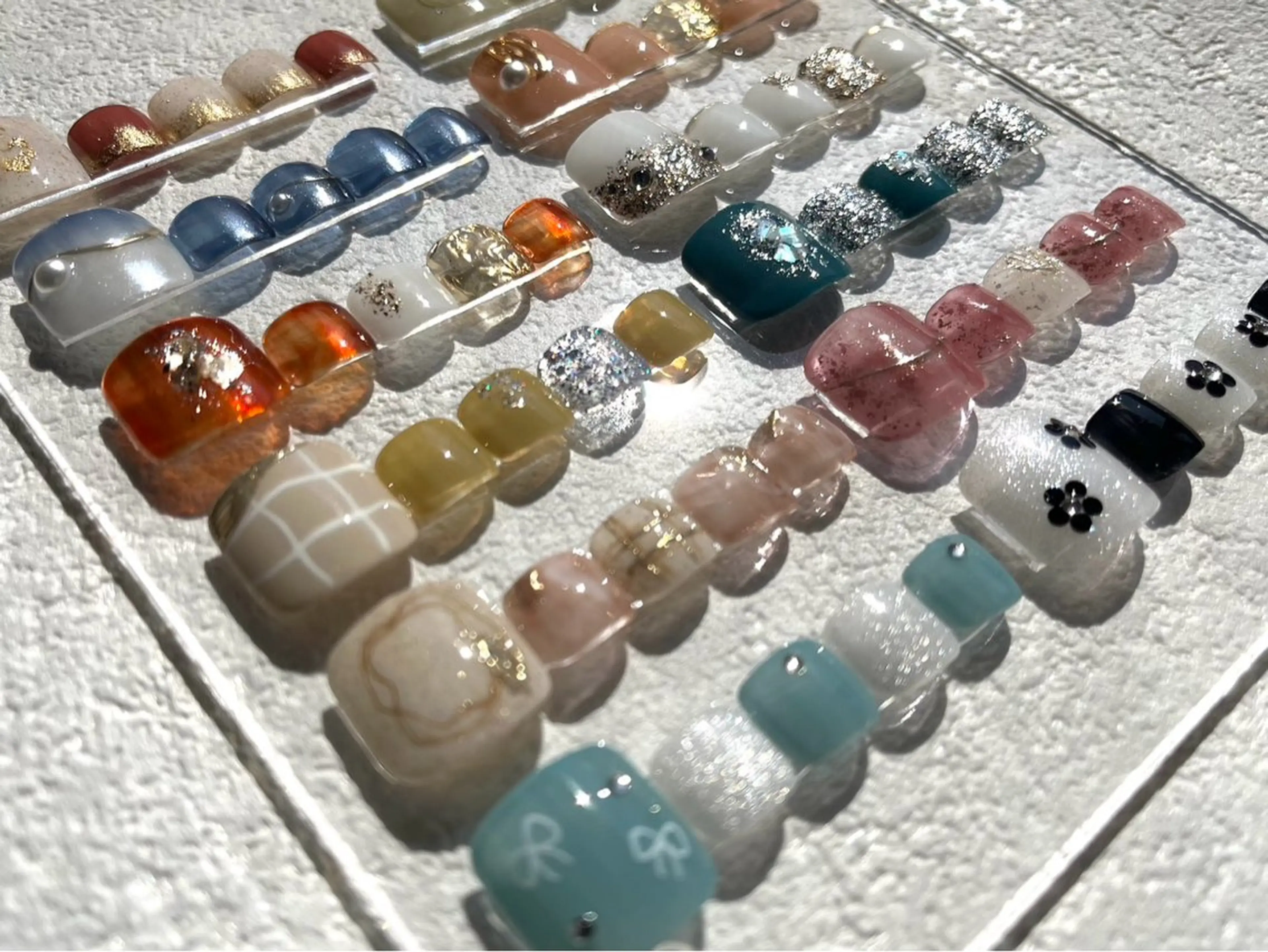 【オフ有/パラジェル】 Foot 定額design Bの写真