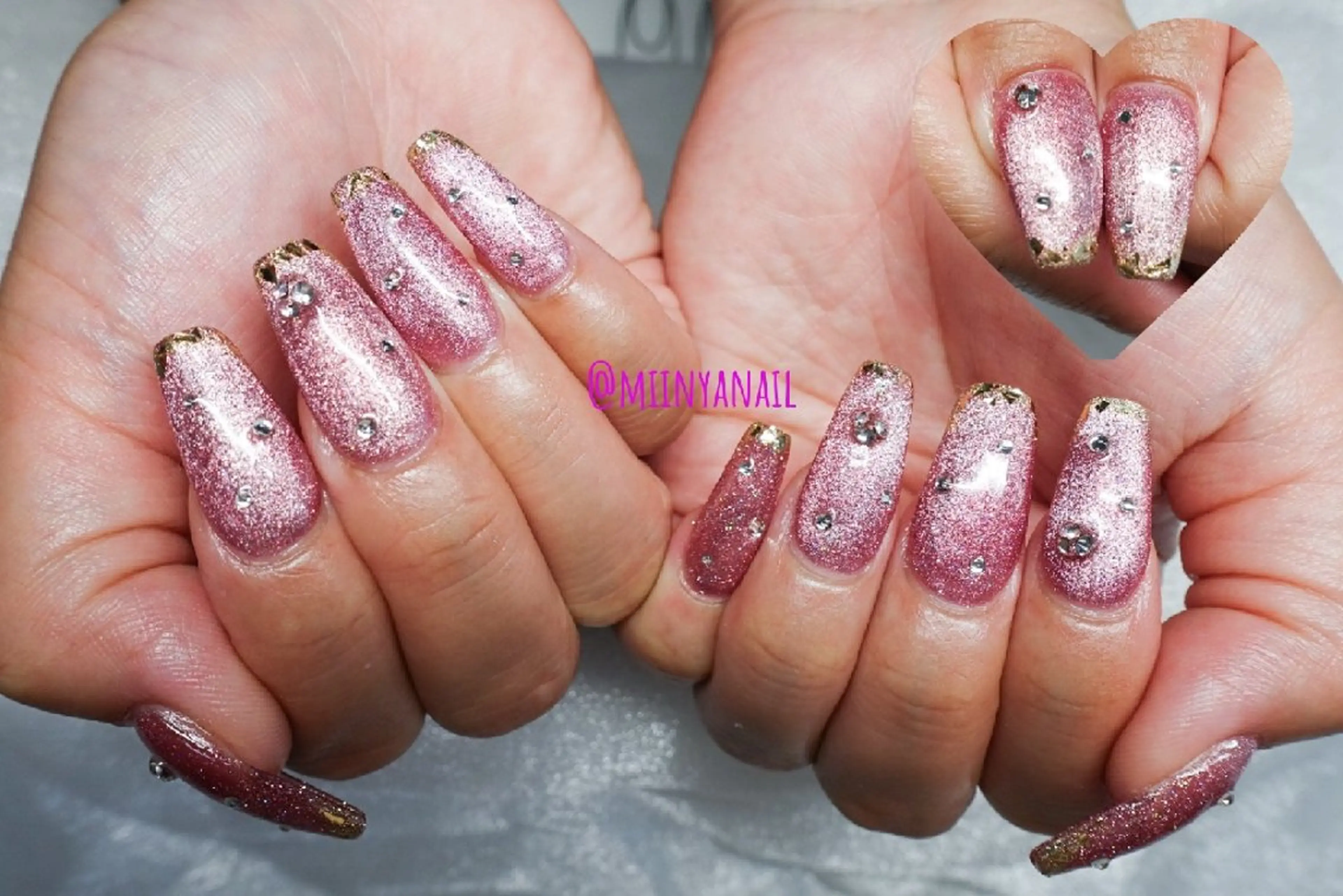 ネイル ネイルチップ miinyanail ミーニャネイルのネイルデザイン