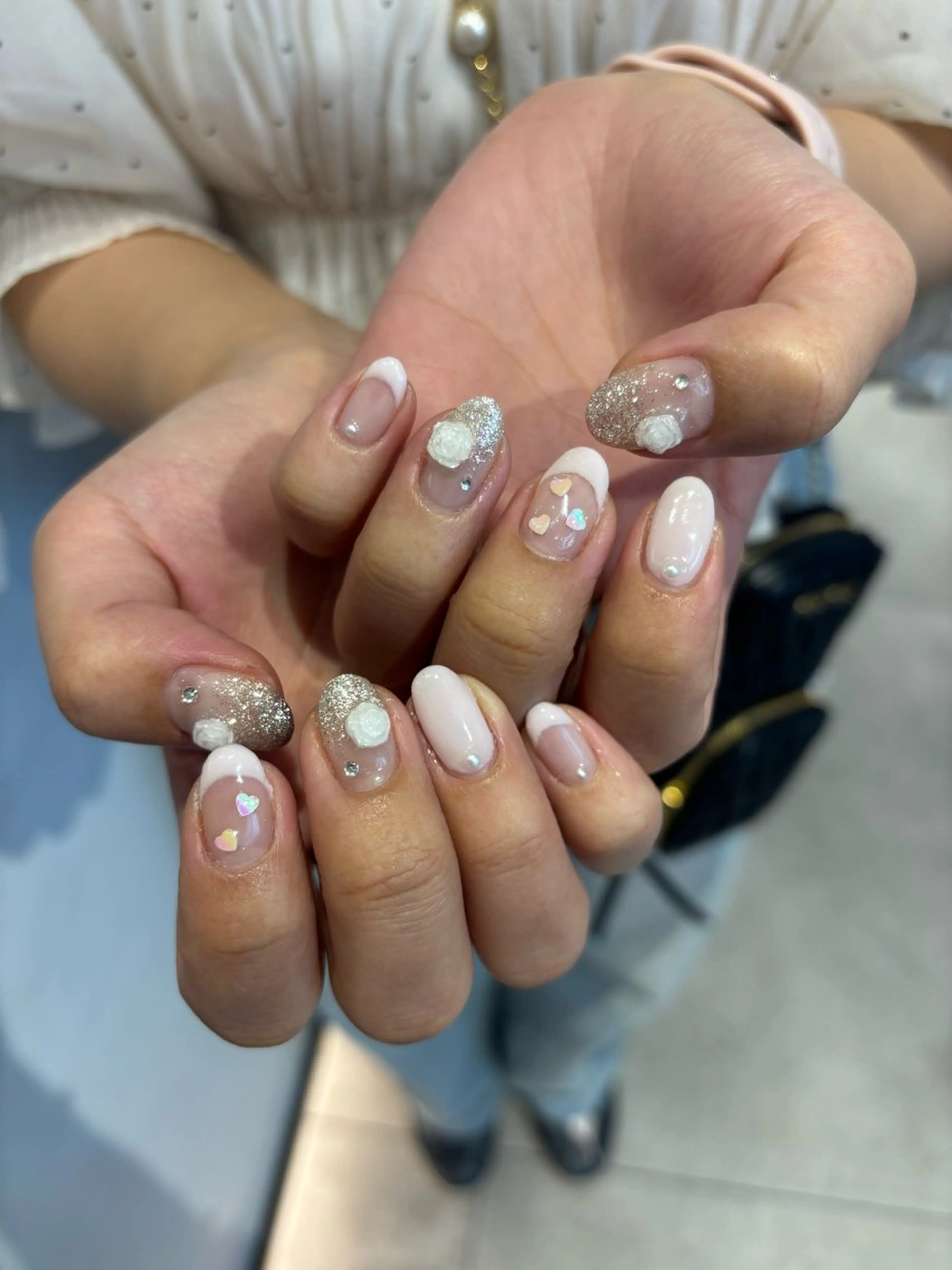 ネイル ハンドネイル ハイトーン/レイヤー nail 百咲💌のヘアスタイル