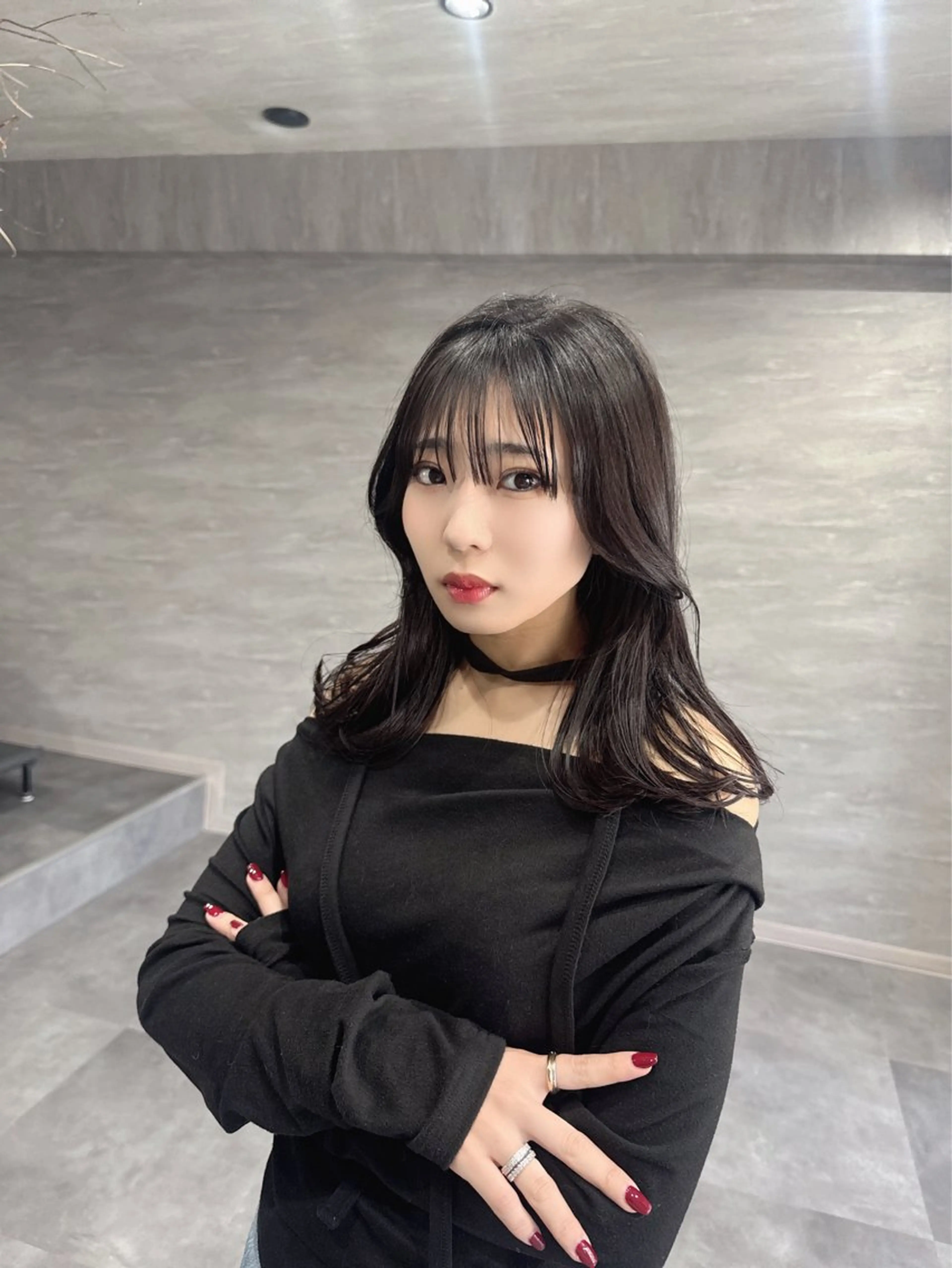 セミロング カラー 垢抜けのプロ🪄 honoのヘアスタイル