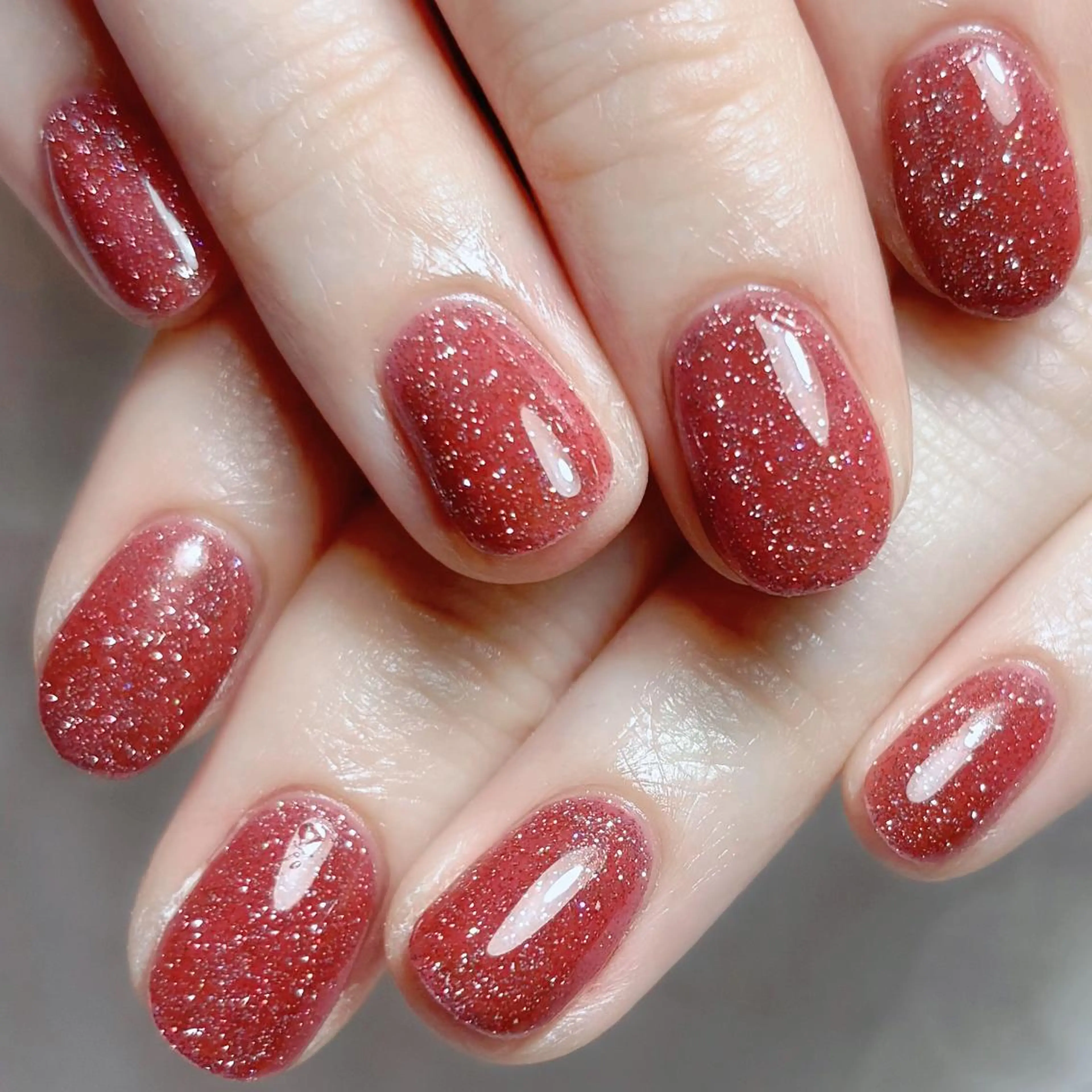 ネイル アートネイル オーロラネイル フラッシュネイル ガーリー キラキラネイル DIAMOND NailStudioのネイルデザイン