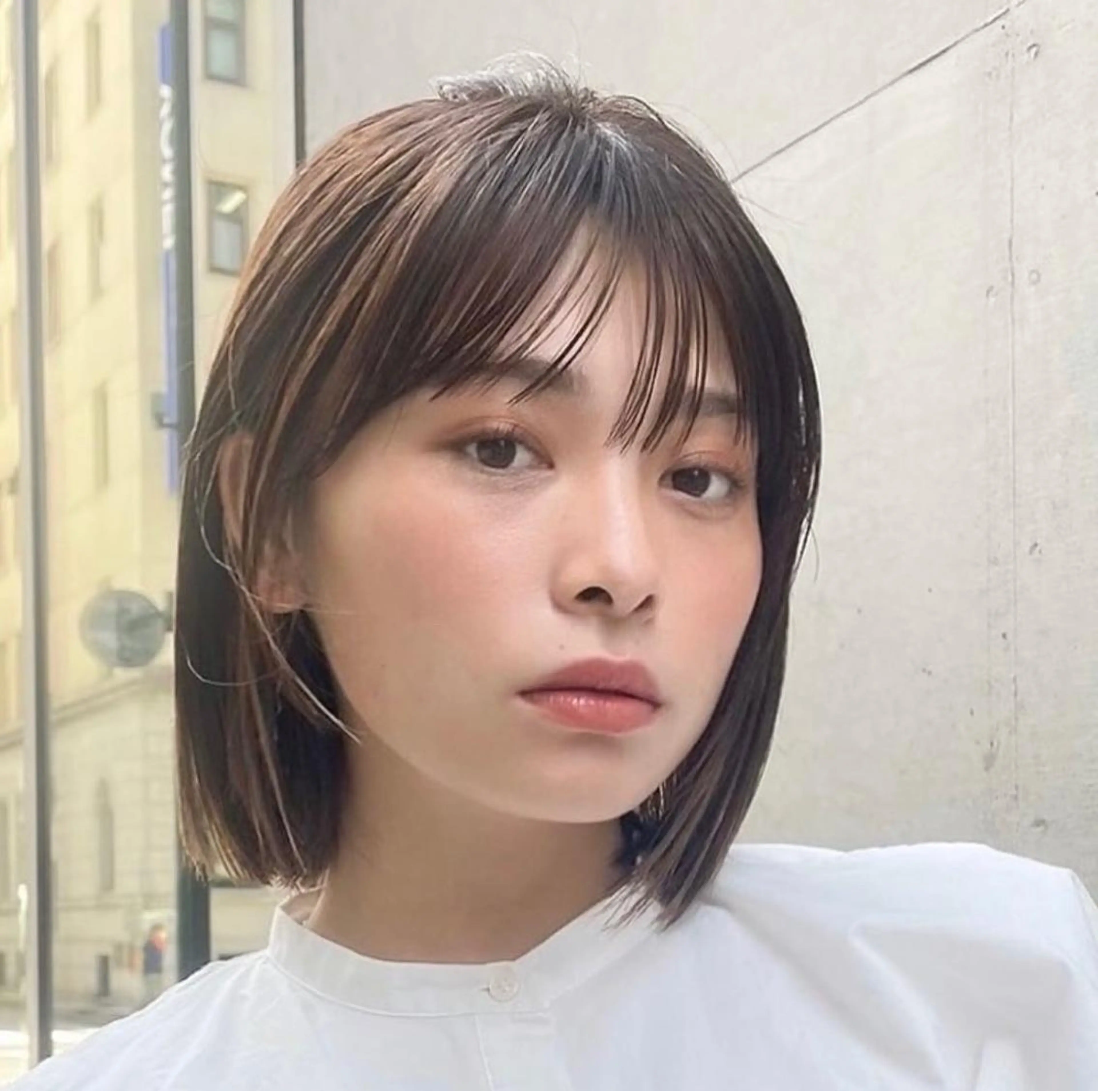 ショート カラー ボブ カット ヘアカラー トリートメント TOI所属・内野   龍海 / レイヤーカットのヘアスタイル