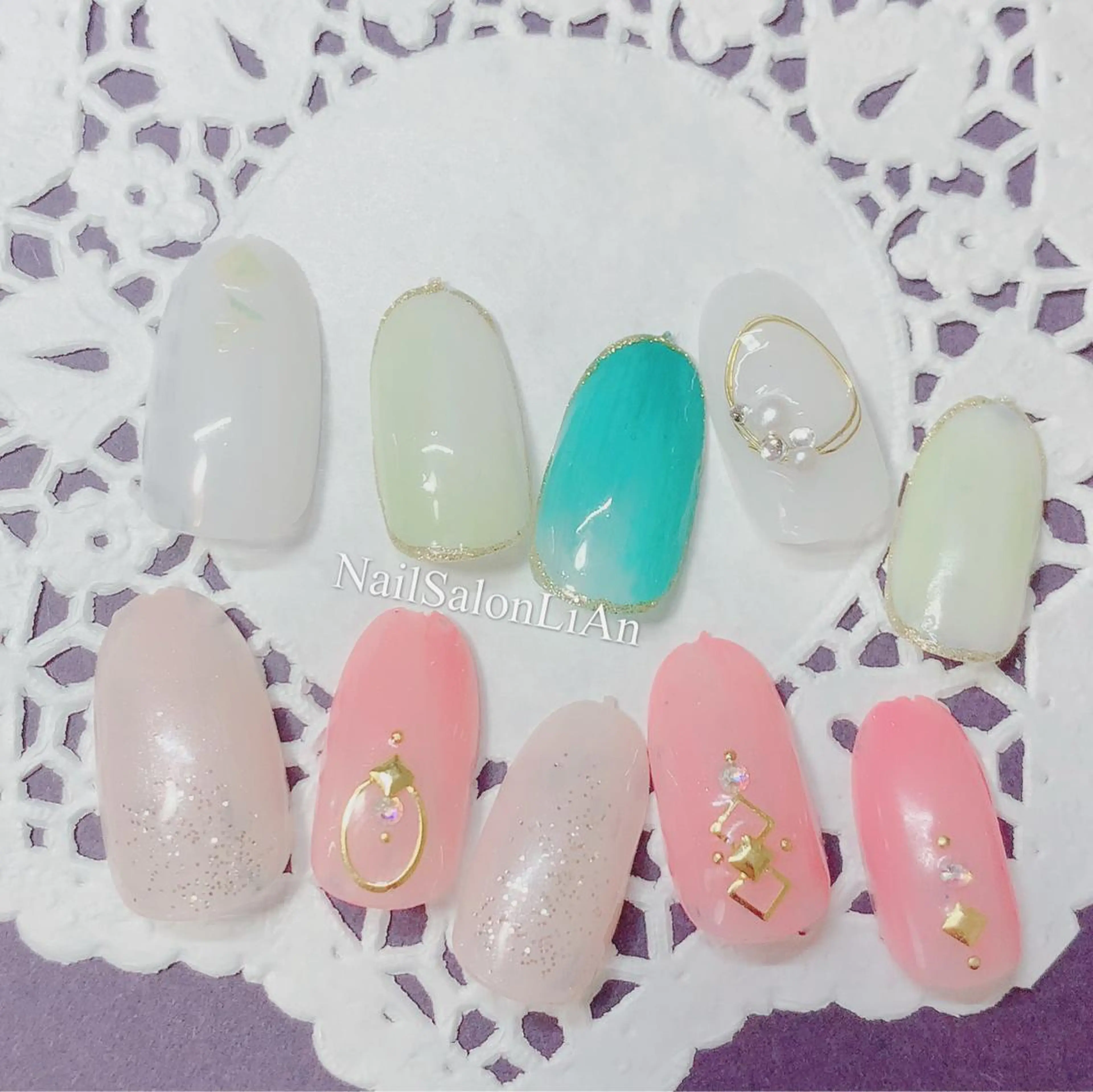 ネイル ハンドネイル NailSalon LiAnのネイルデザイン