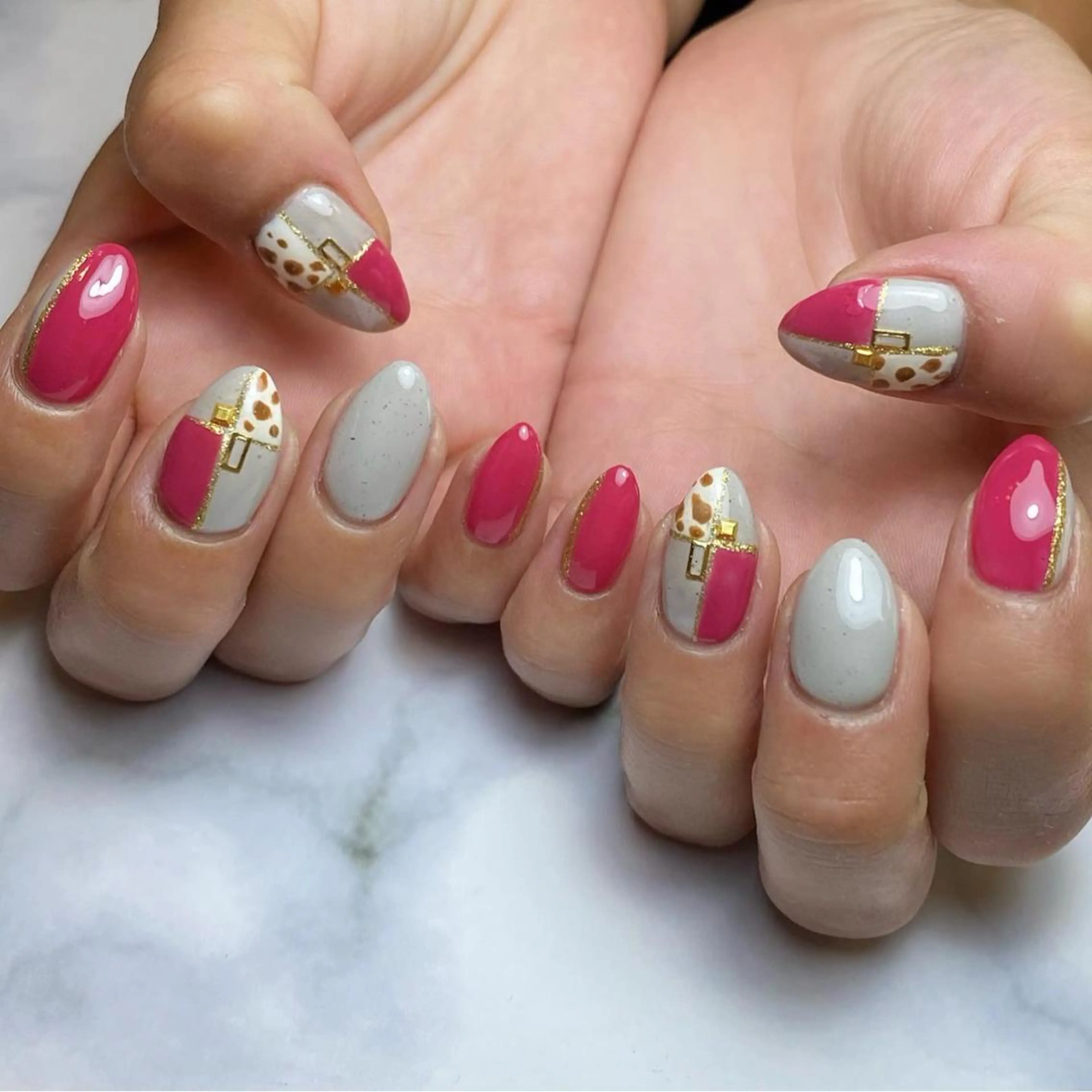 ネイル アニマル柄 Nail ameria megu所属・ameria meguのネイルデザイン