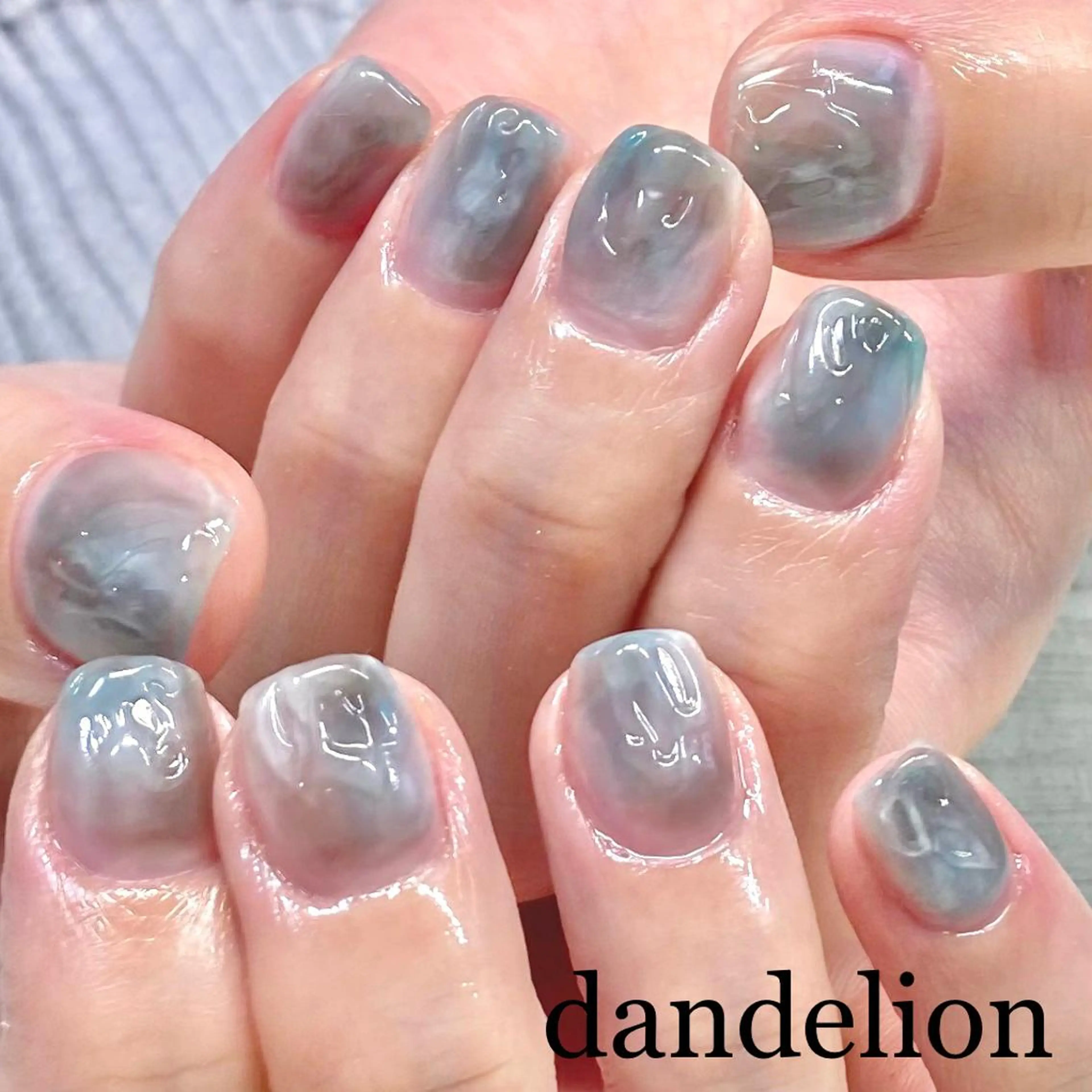 ネイル ハンドネイル ハンドケア dandelion ダンデライオンのネイルデザイン