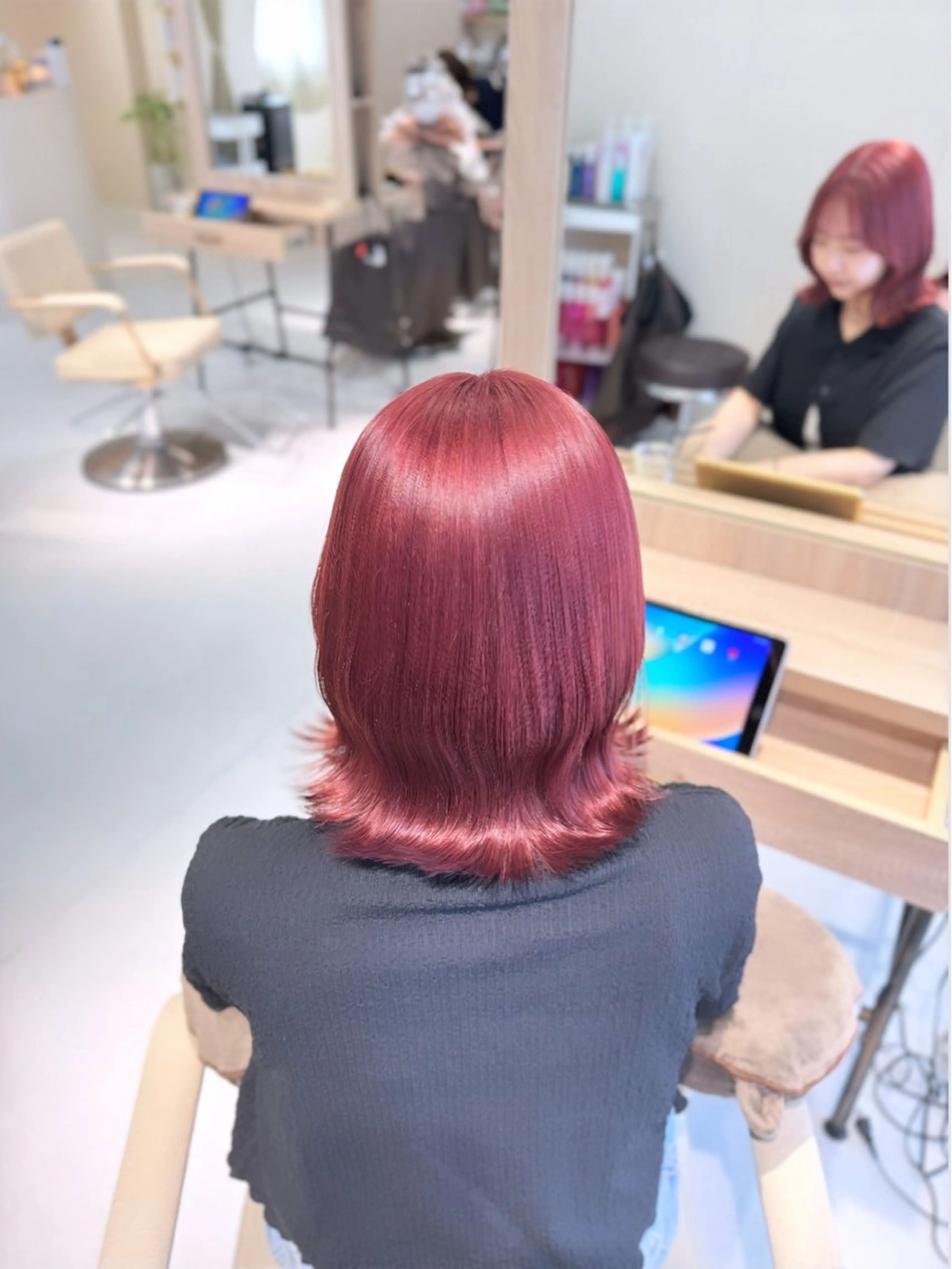 ミディアム ヘアカラー juprey所属・jupreÿ 𝒔𝒂𝒚𝒂🍓のヘアスタイル
