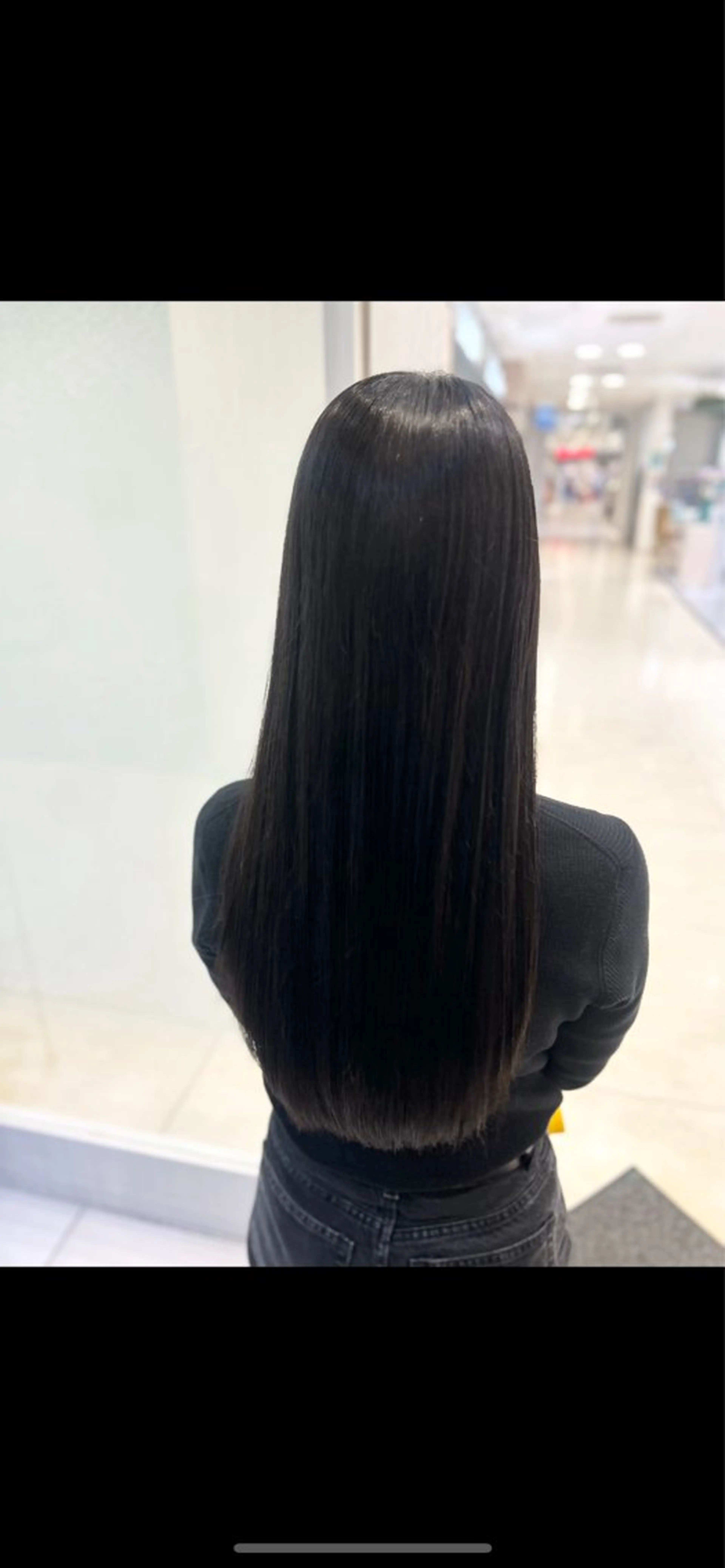 ロング パーマ カット 縮毛矯正 トリートメント 艶質改善/縮毛矯正 ササキナツミのヘアスタイル