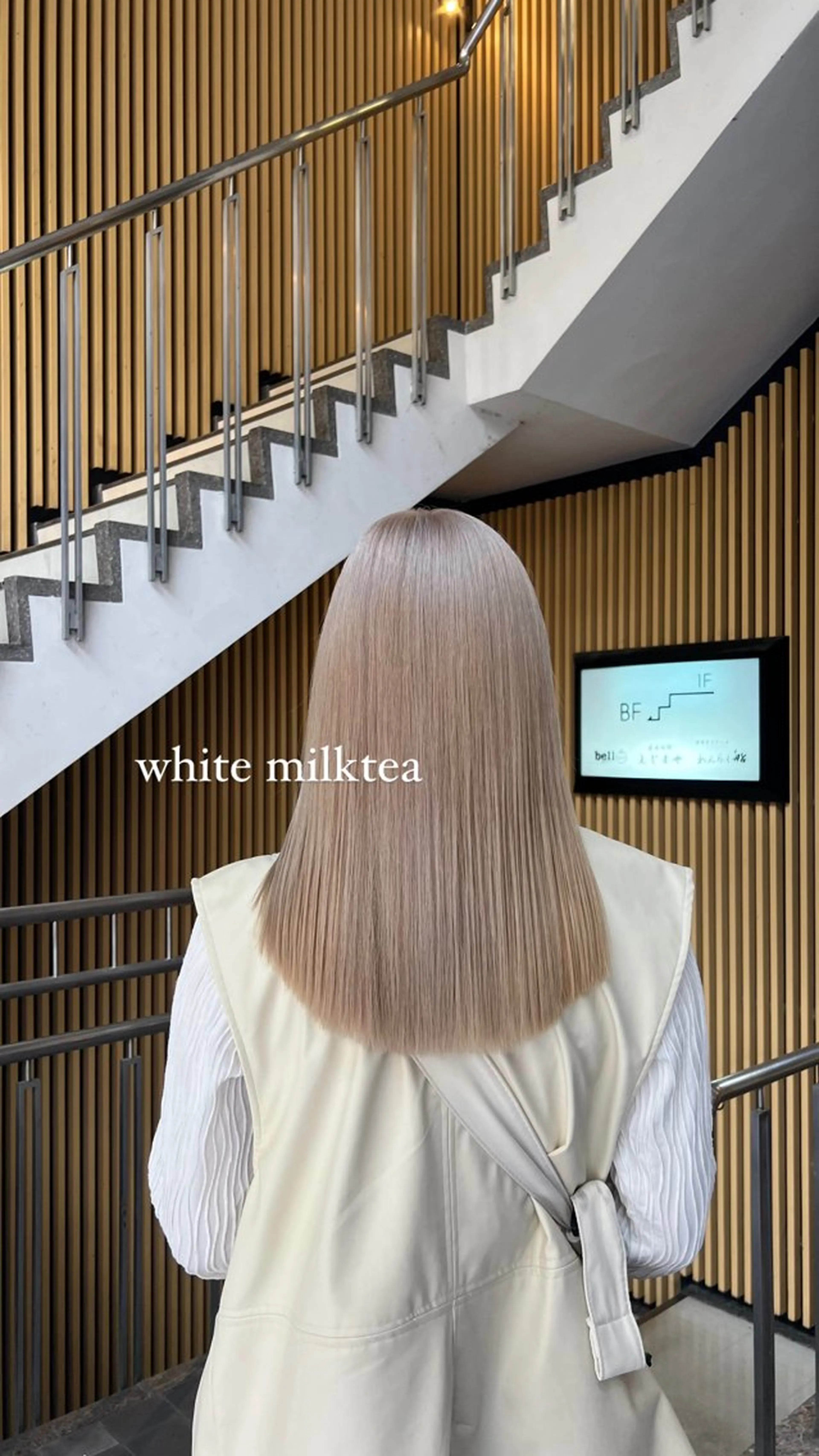 セミロング カラー CYAN 京都駅前店（シアン）所属・🩷  ayaka 🩷のヘアスタイル