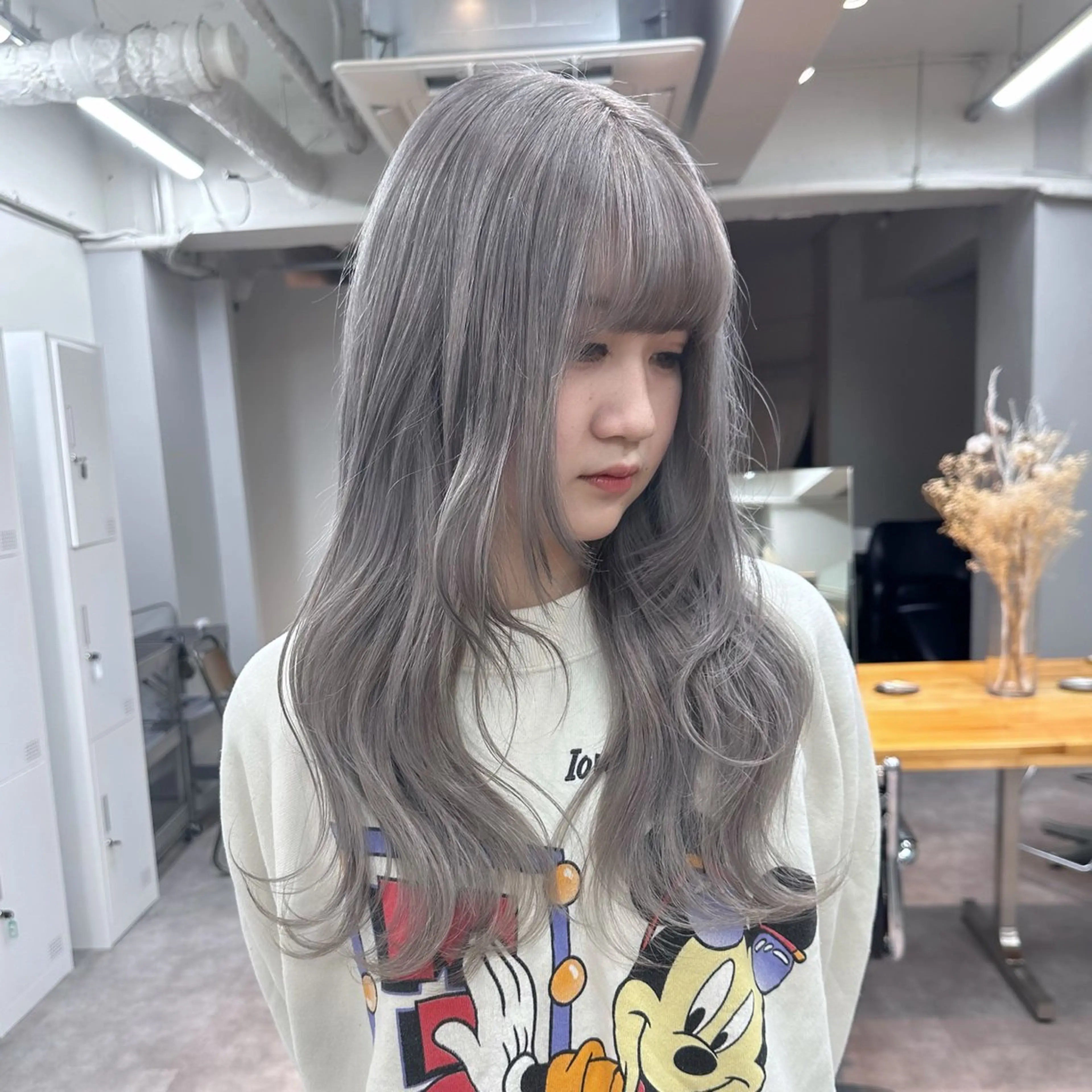 ロング ヘアカラー 🫧透明感ワンカラー 🫧mio 🫧のヘアスタイル