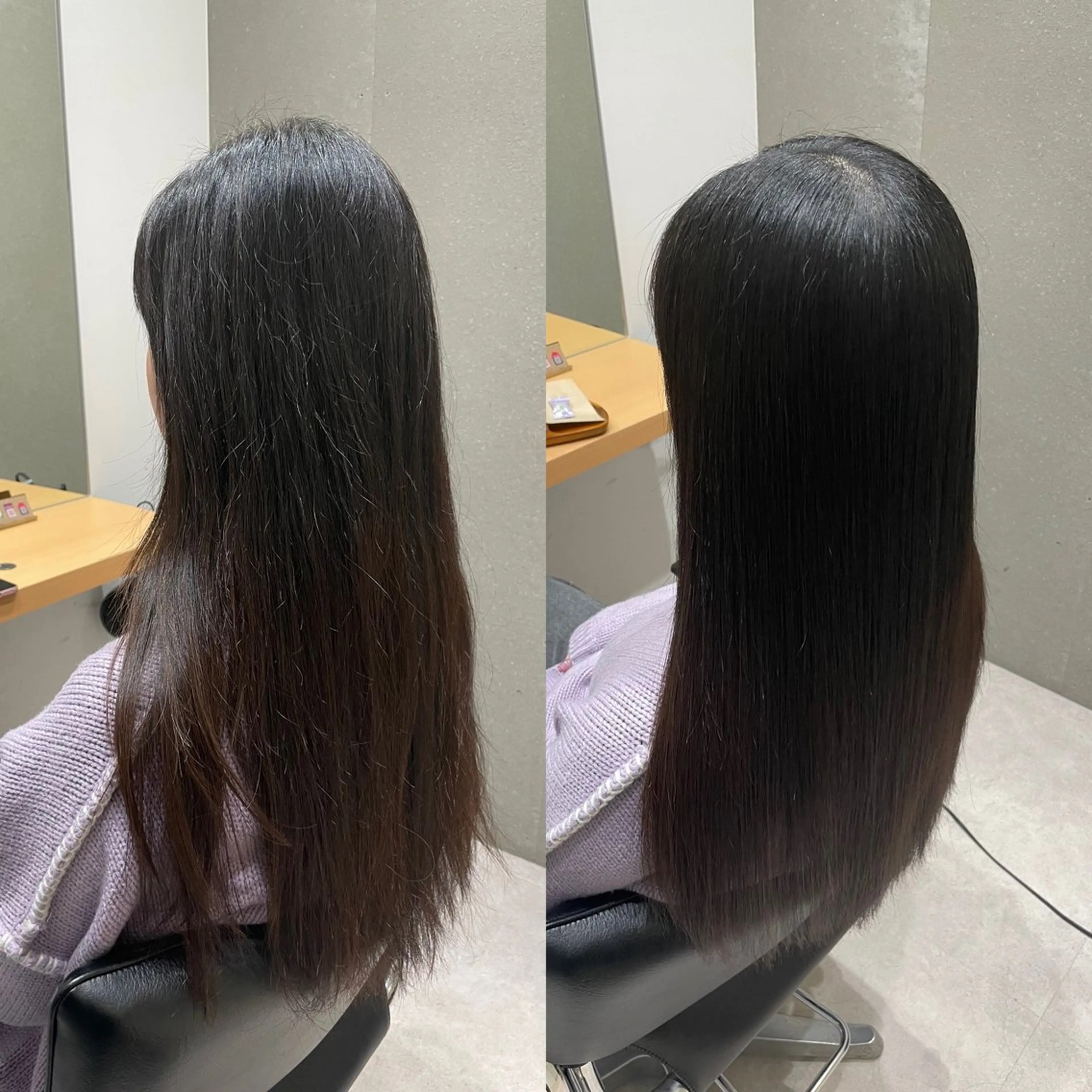 セミロング 髪質改善 トリートメント トリートメント ヘッドスパ 髪質改善ヘアケア 艶髪特化/上田のヘアスタイル