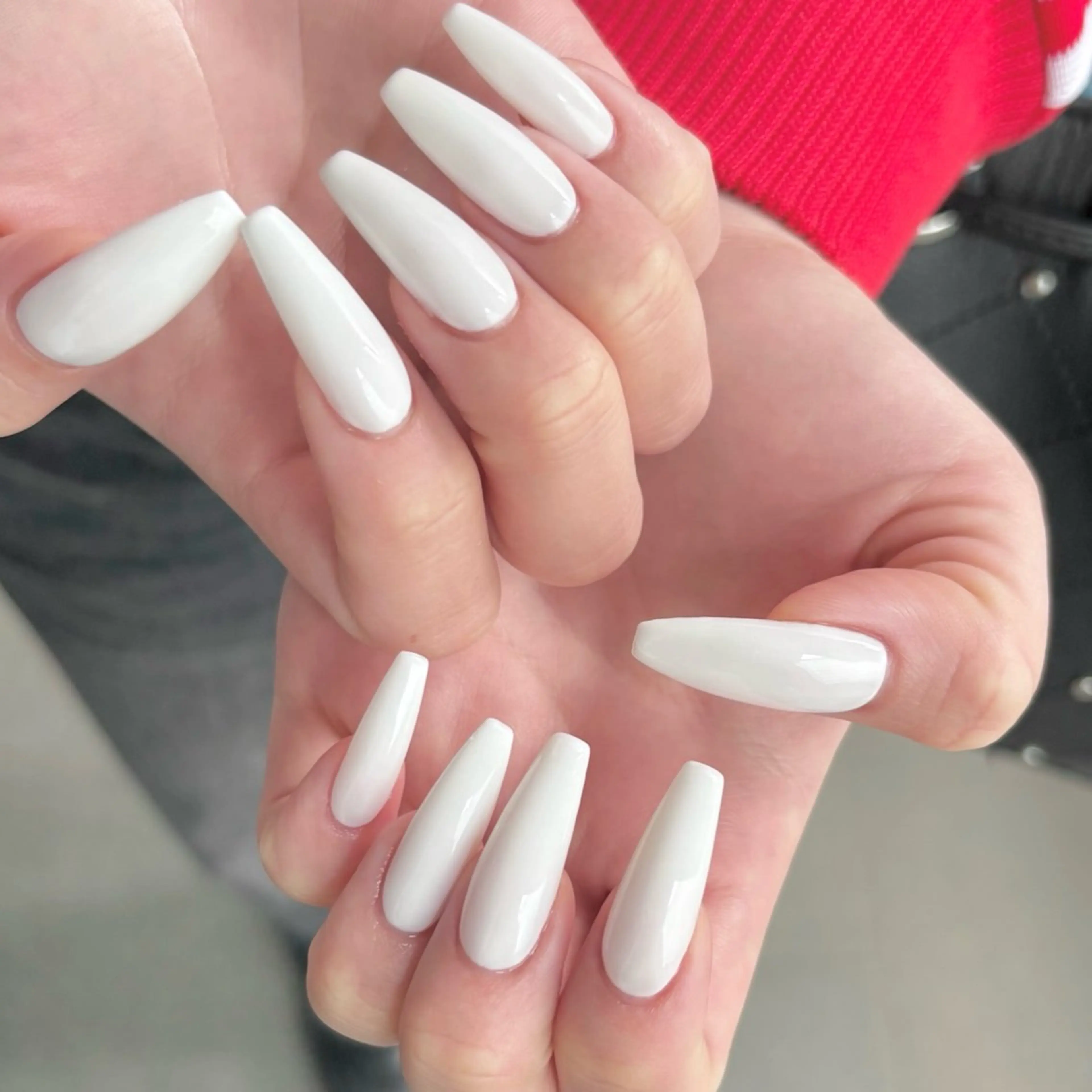 初回オフ無料ハンド✋🏻ジェルチップ長さ出し10本ワンカラーorラメグラデーションの写真