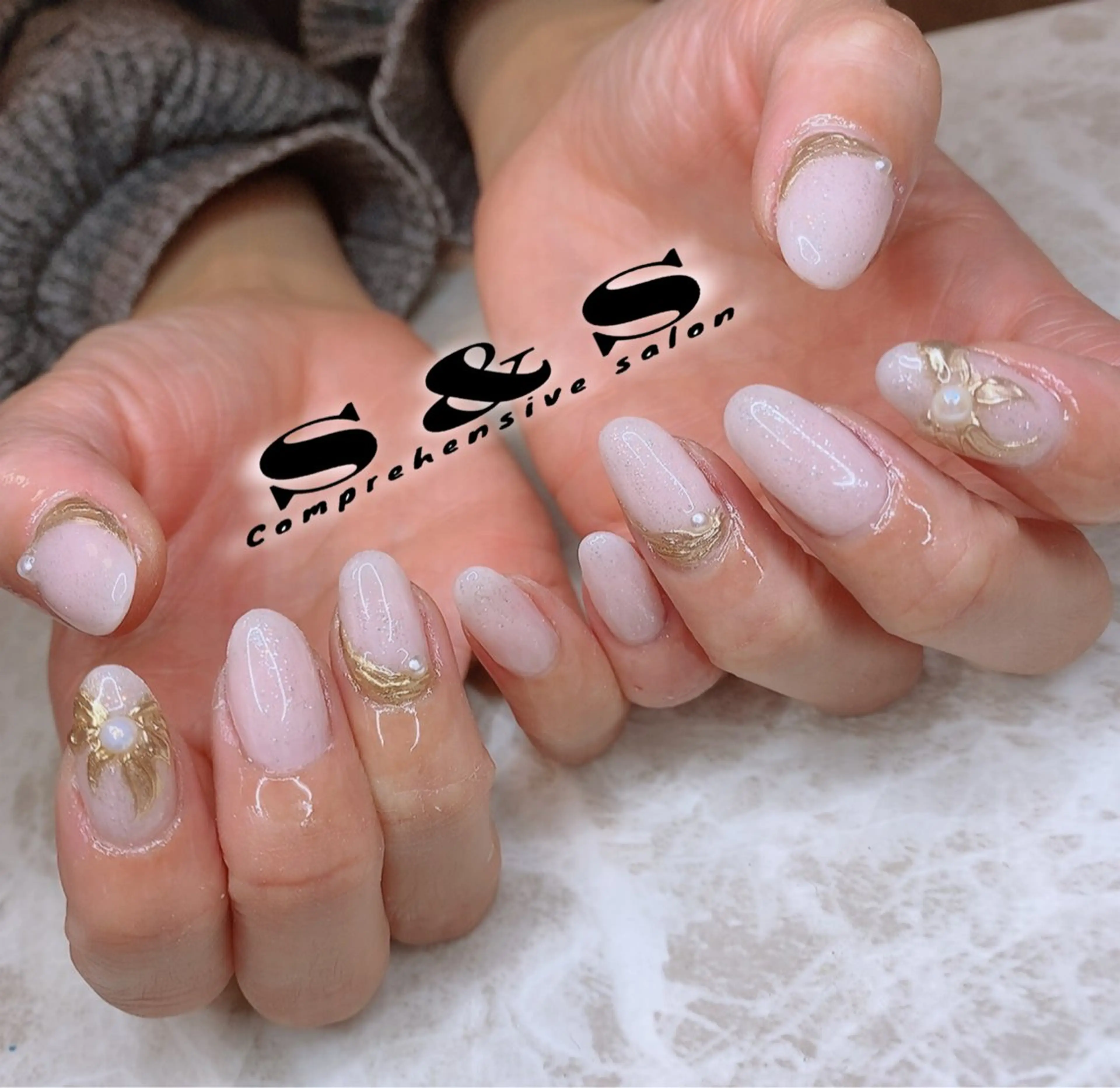 ネイル 長さ出し メンズネイル 持ち込み スカルプネイル S&S 村田小百合のネイルデザイン