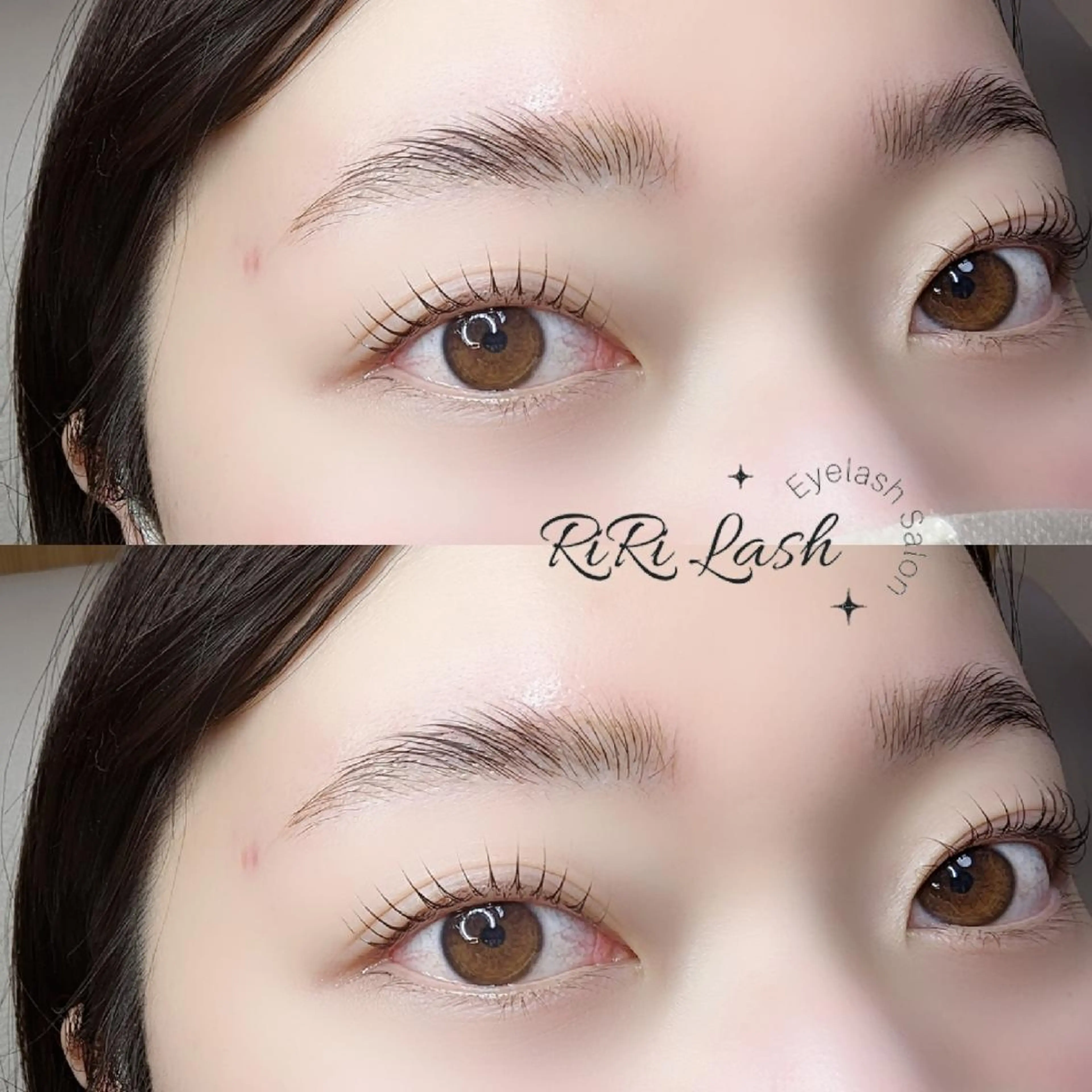 マツエク・マツパ 束感まつ毛 フラットラッシュ パリジェンヌラッシュリフト ボリュームラッシュ マツパ 🍒♡RiRi  Lash ♡🍒のマツエク・マツパデザイン