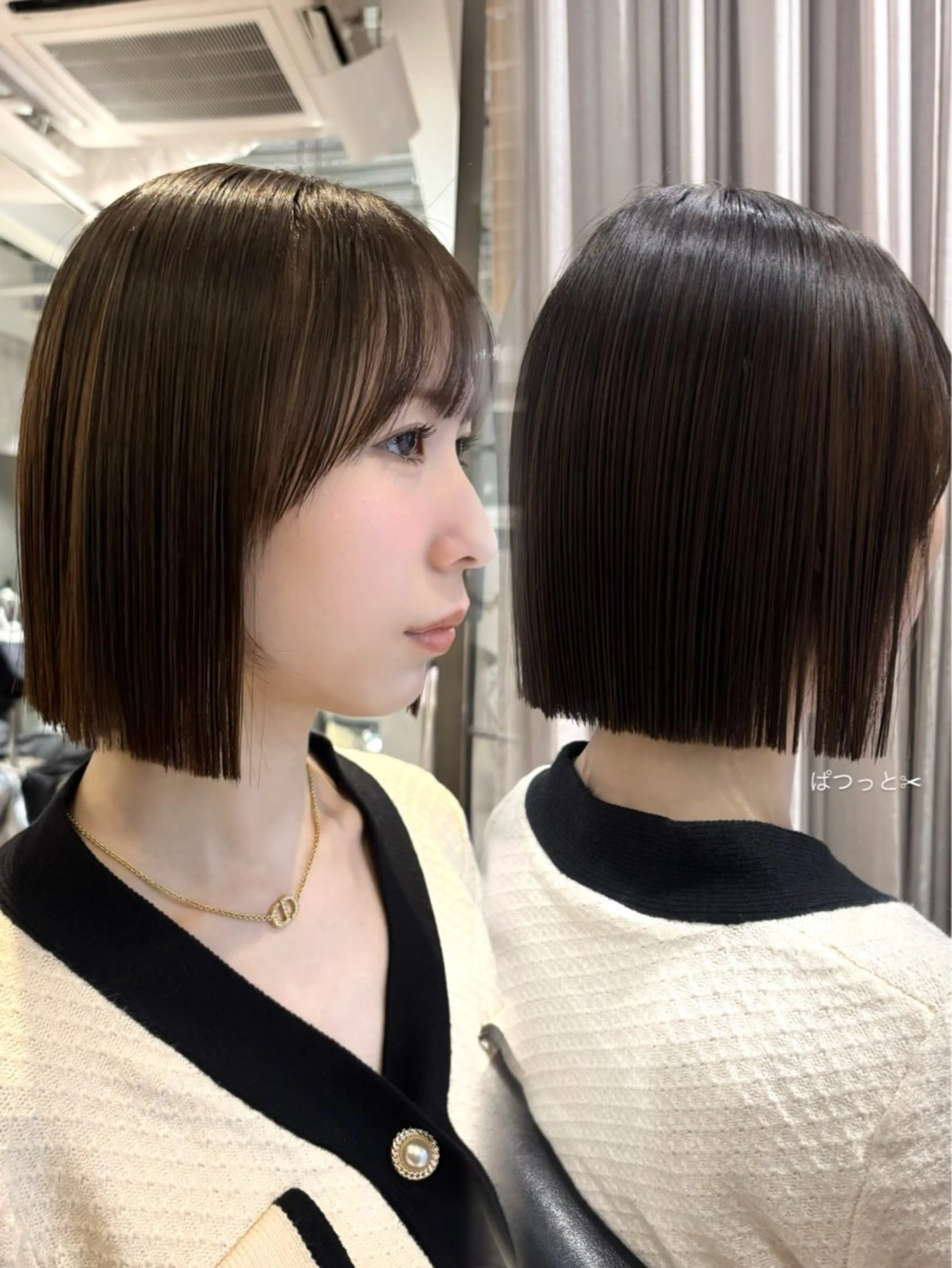 ショート カット 西田 美侑/カットモデルのヘアスタイル