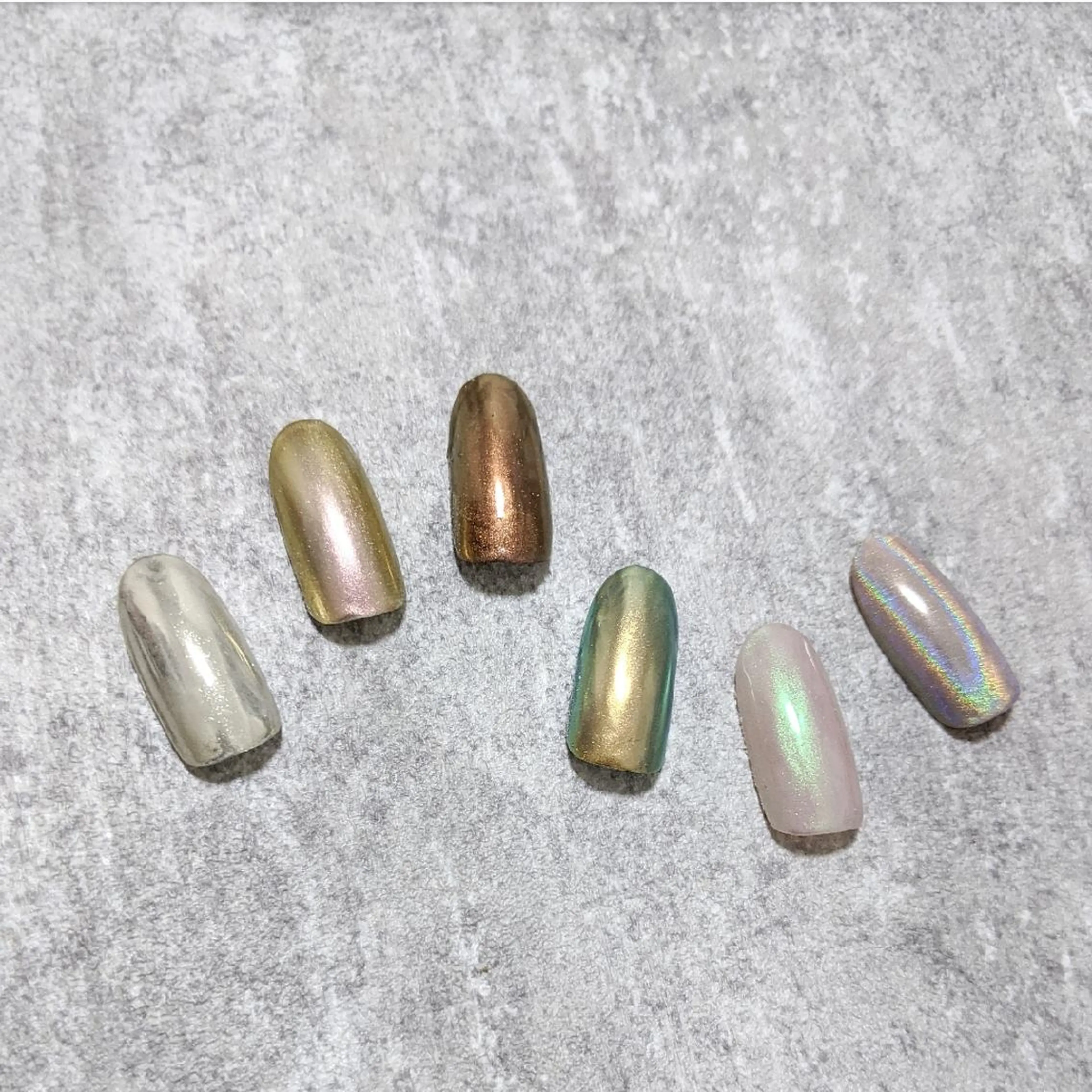 ネイル ミラーネイル 車田 麻悠香のネイルデザイン