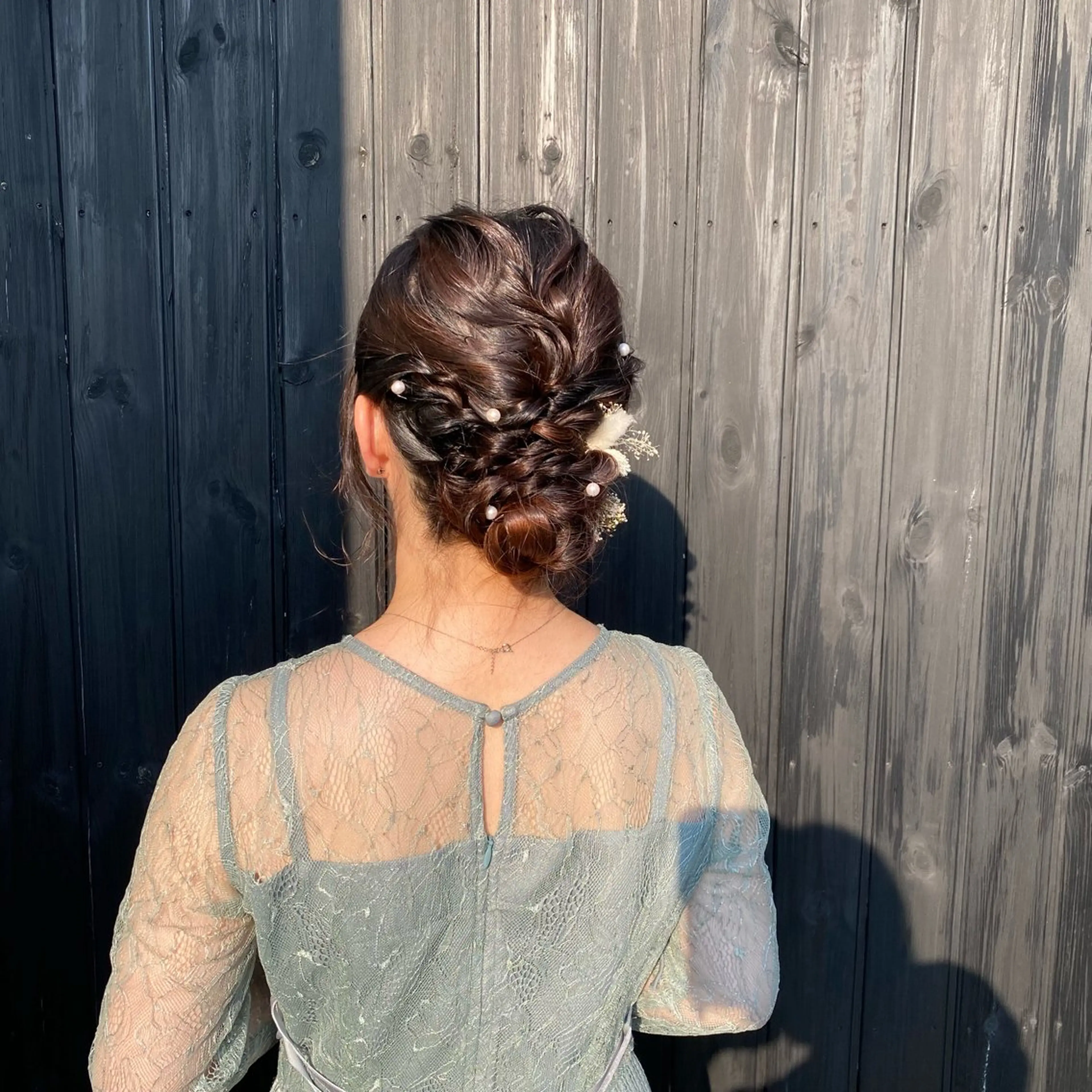 ヘアアレンジ 青とそら いしざかのヘアスタイル