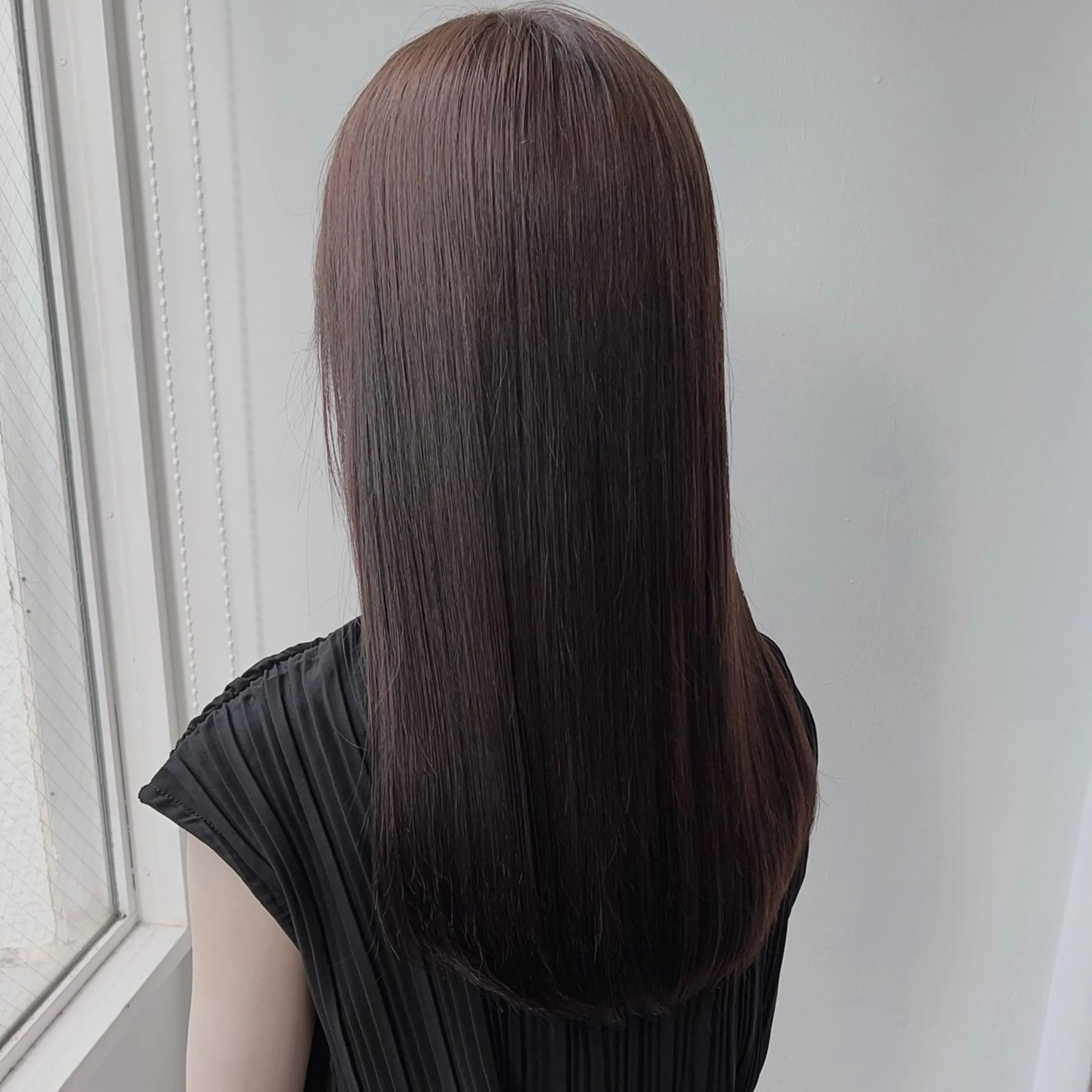 ロング カラー ヘアカラー トリートメント ヘッドスパ ヘアセット 𓏸レイヤー髪質改善 透けカラーカノン🫧のヘアスタイル