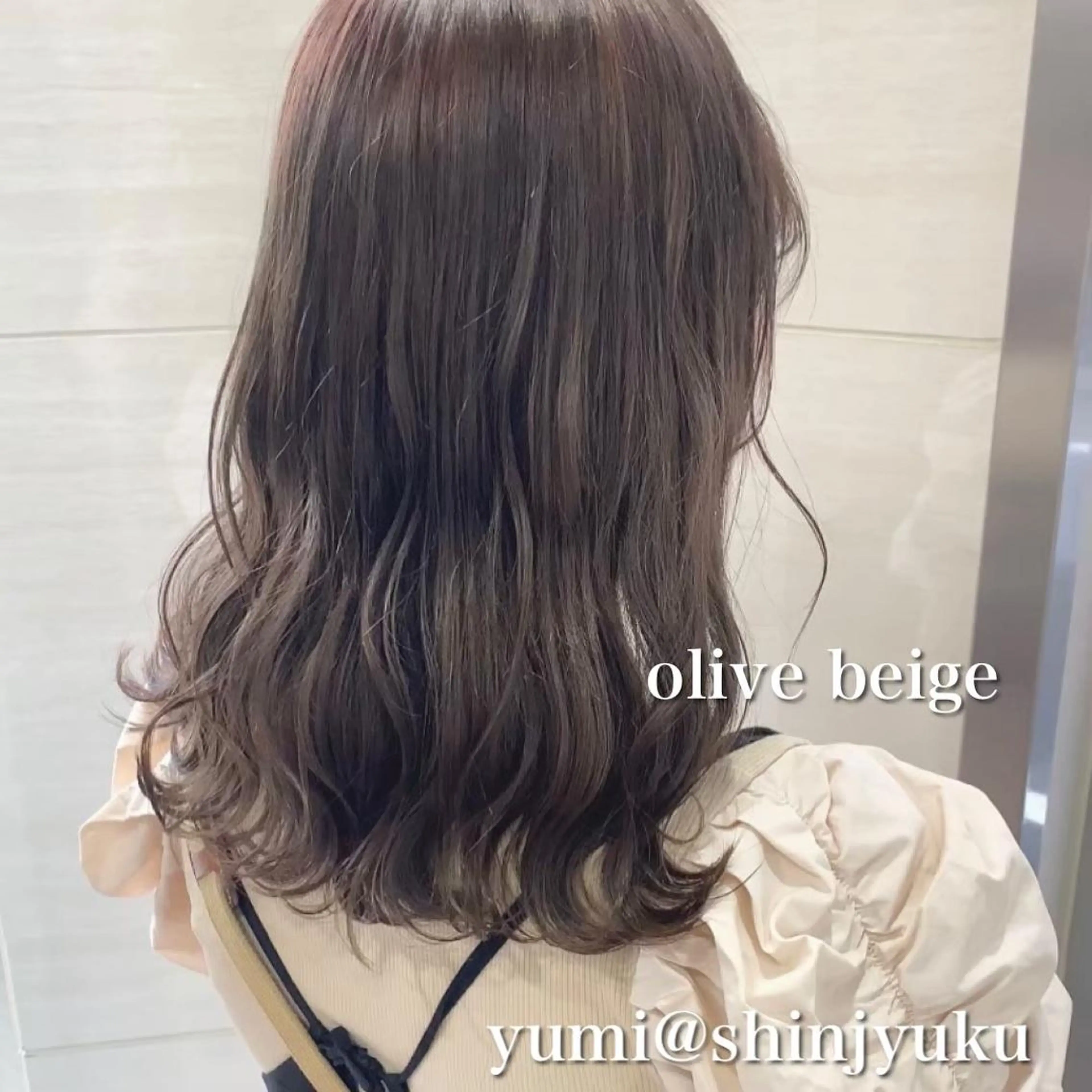 セミロング カラー パーマ ヘアアレンジ メンズ カット ヘアカラー ワット 原宿のヘアスタイル