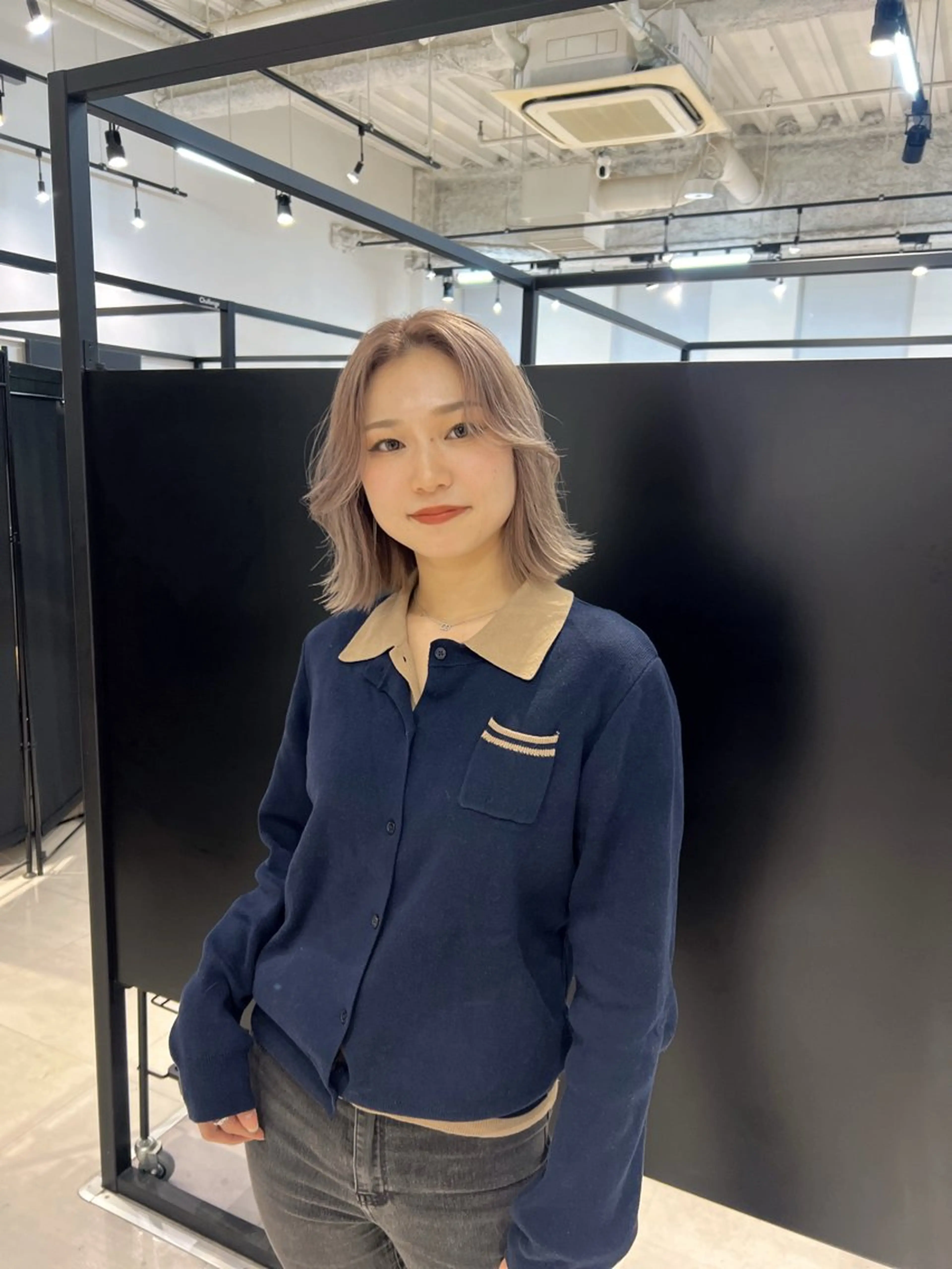 ミディアム カラー カット トリートメント kimika🥑 メンズ/髪質改善のヘアスタイル