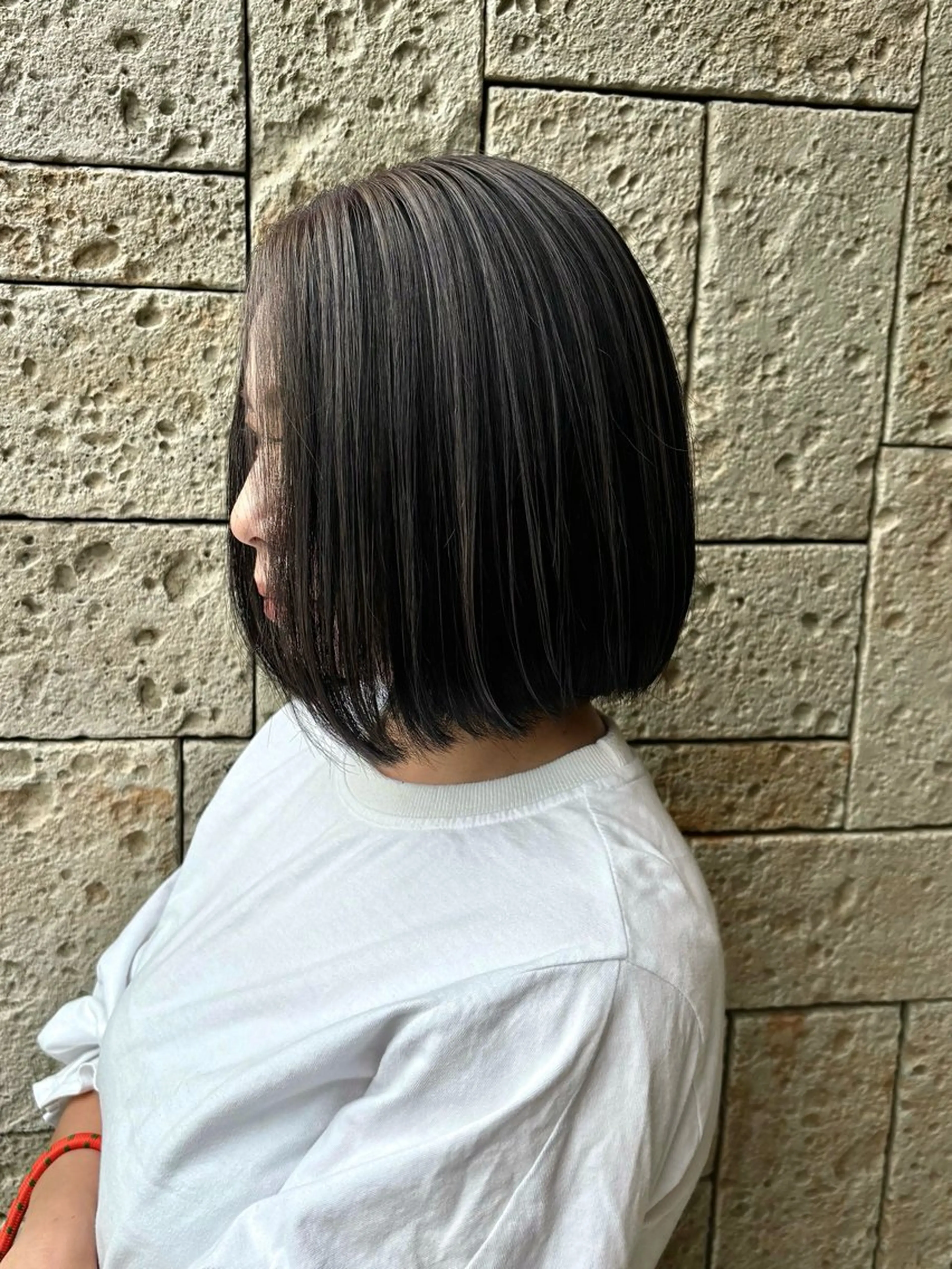 ミディアム 箕浦 稜真のヘアスタイル