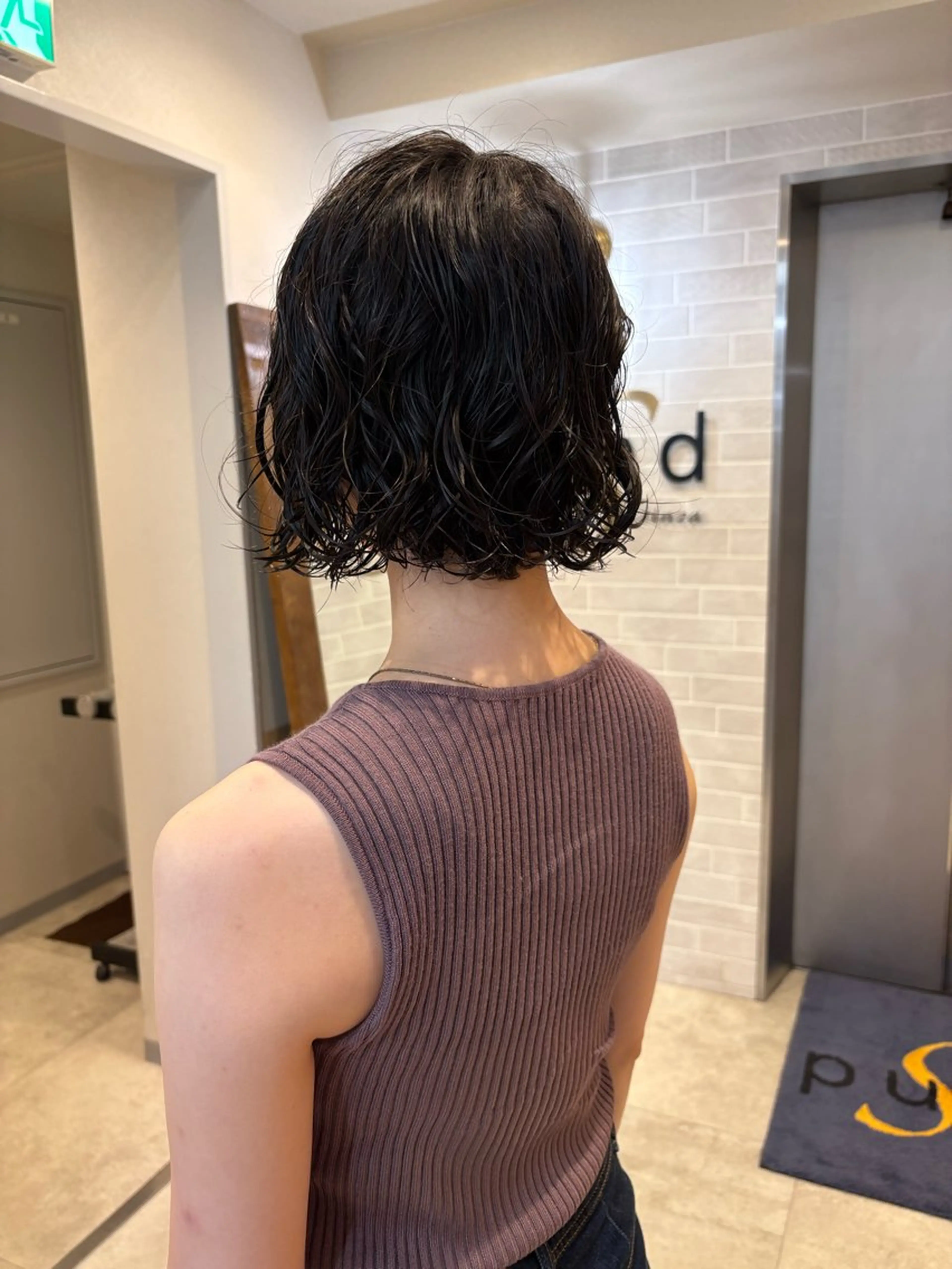 パーマ さくら/表参道/ボブ /レイヤーのヘアスタイル