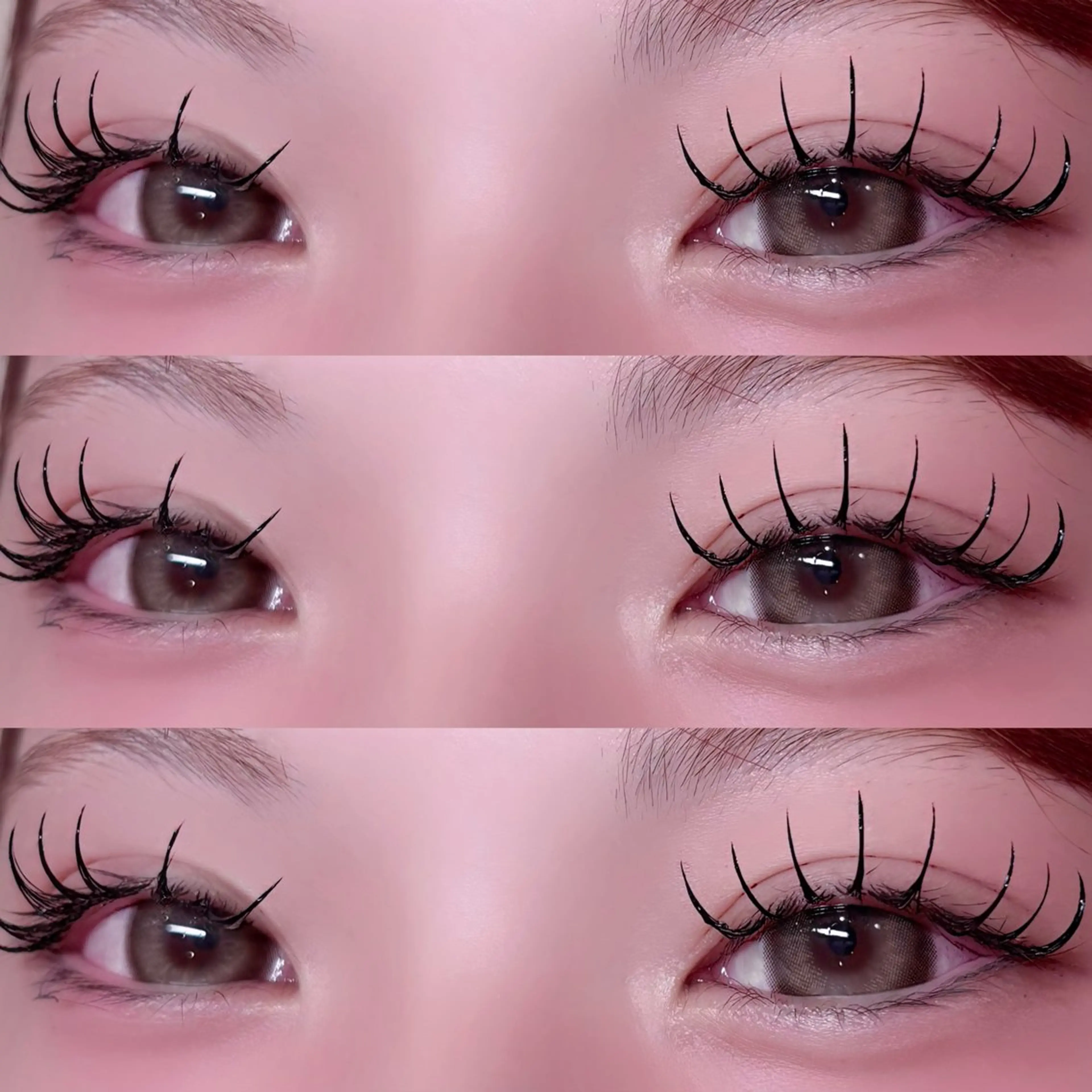 マツエク・マツパ フラットラッシュ マツエク 🎀束感/バインド/ 𝐑𝐔𝐀🎀♡のマツエク・マツパデザイン