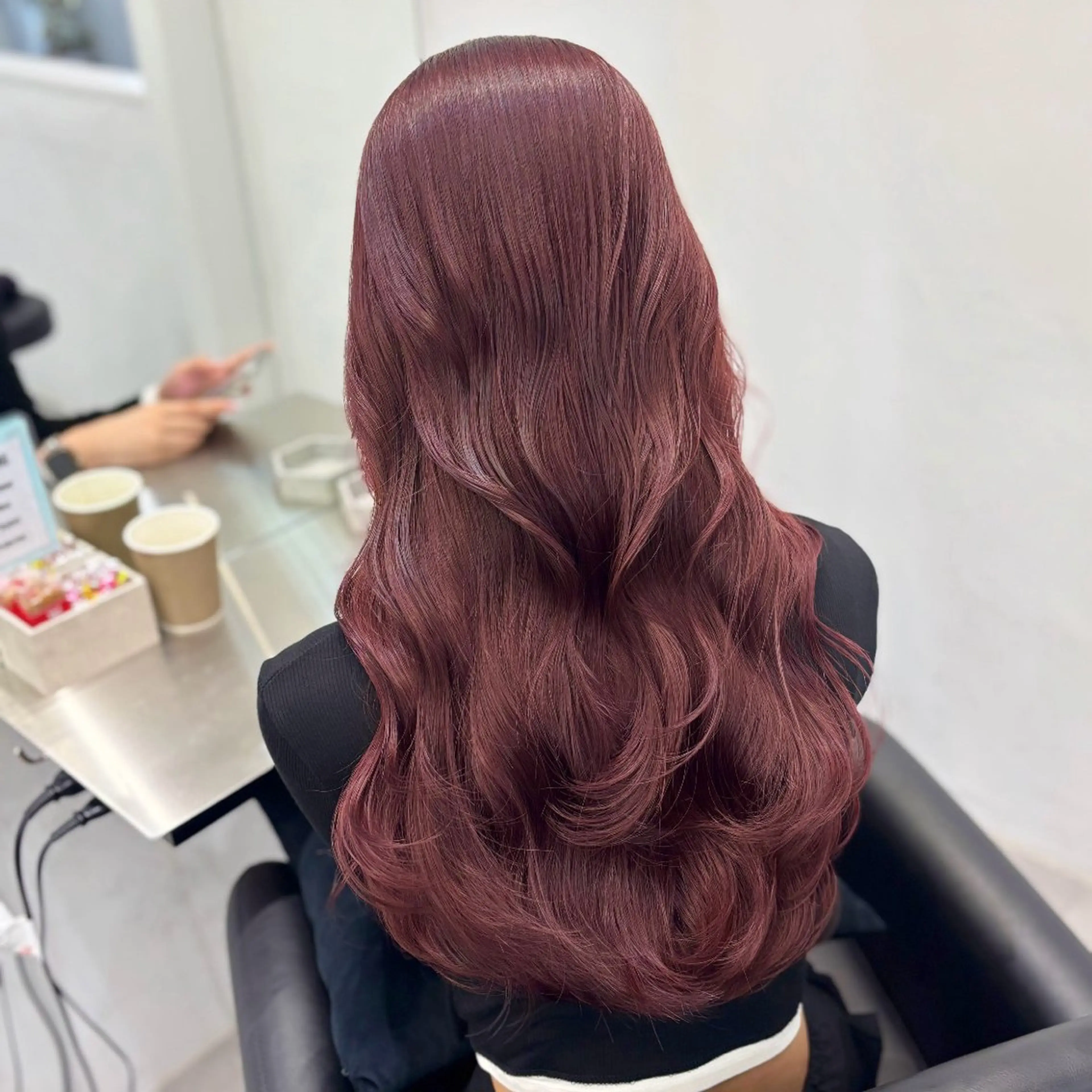 【ブリーチなしダブルカラー】＋カット＋高濃度水素パウダーの写真