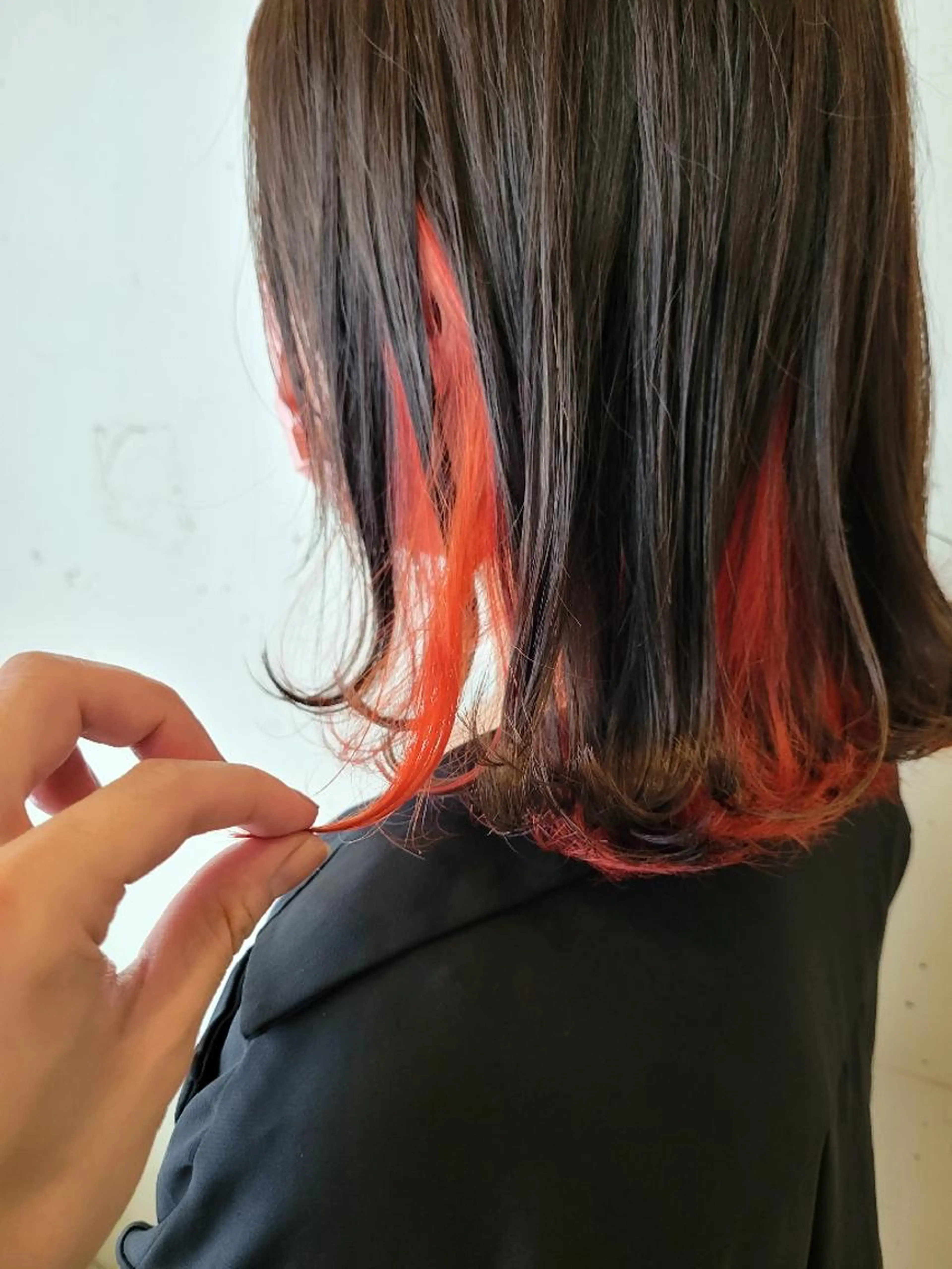 【ケアブリーチ】リアル韓国風　インナーカラー(ワンカラー込み)の写真