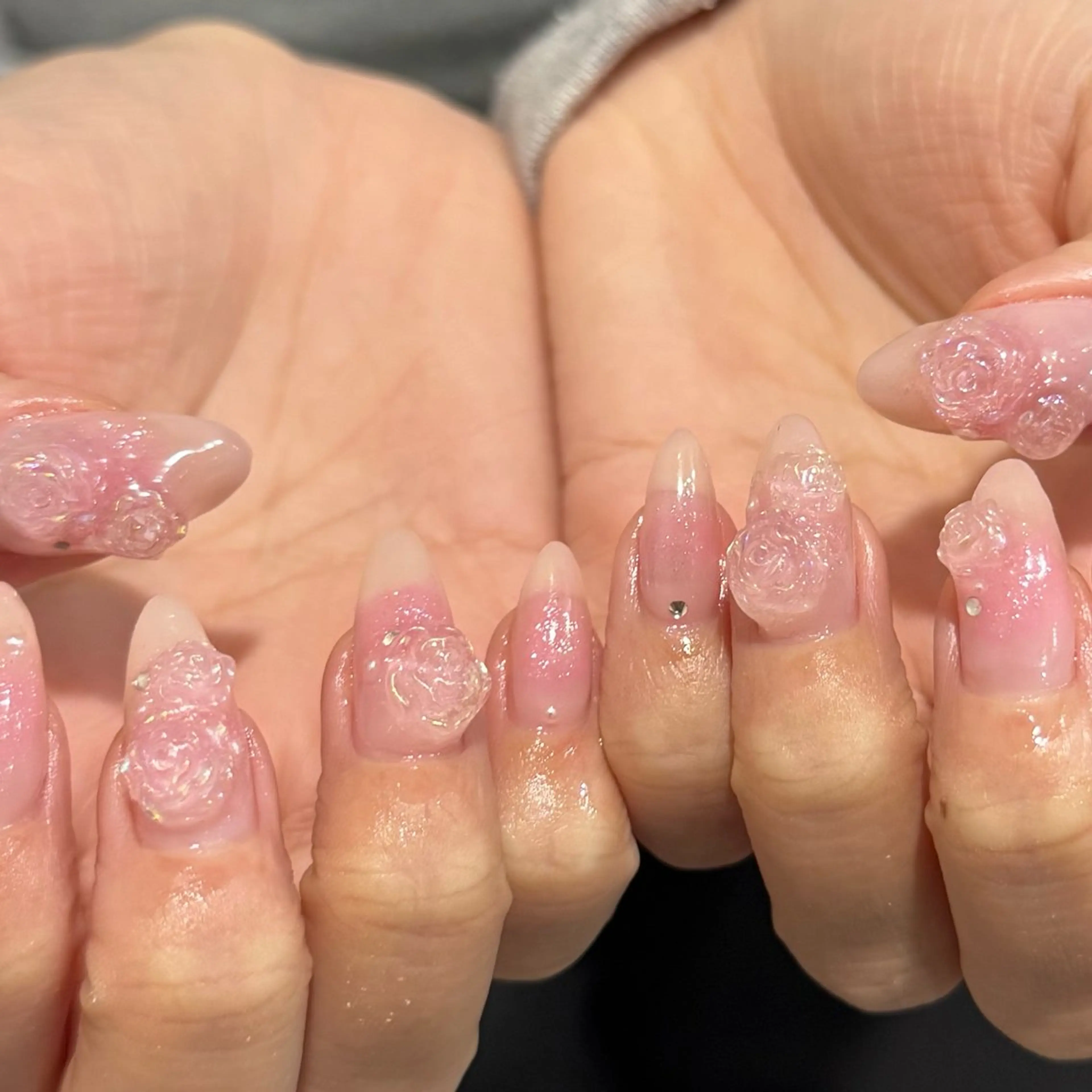 ミディアム 小川 柚香のネイルデザイン