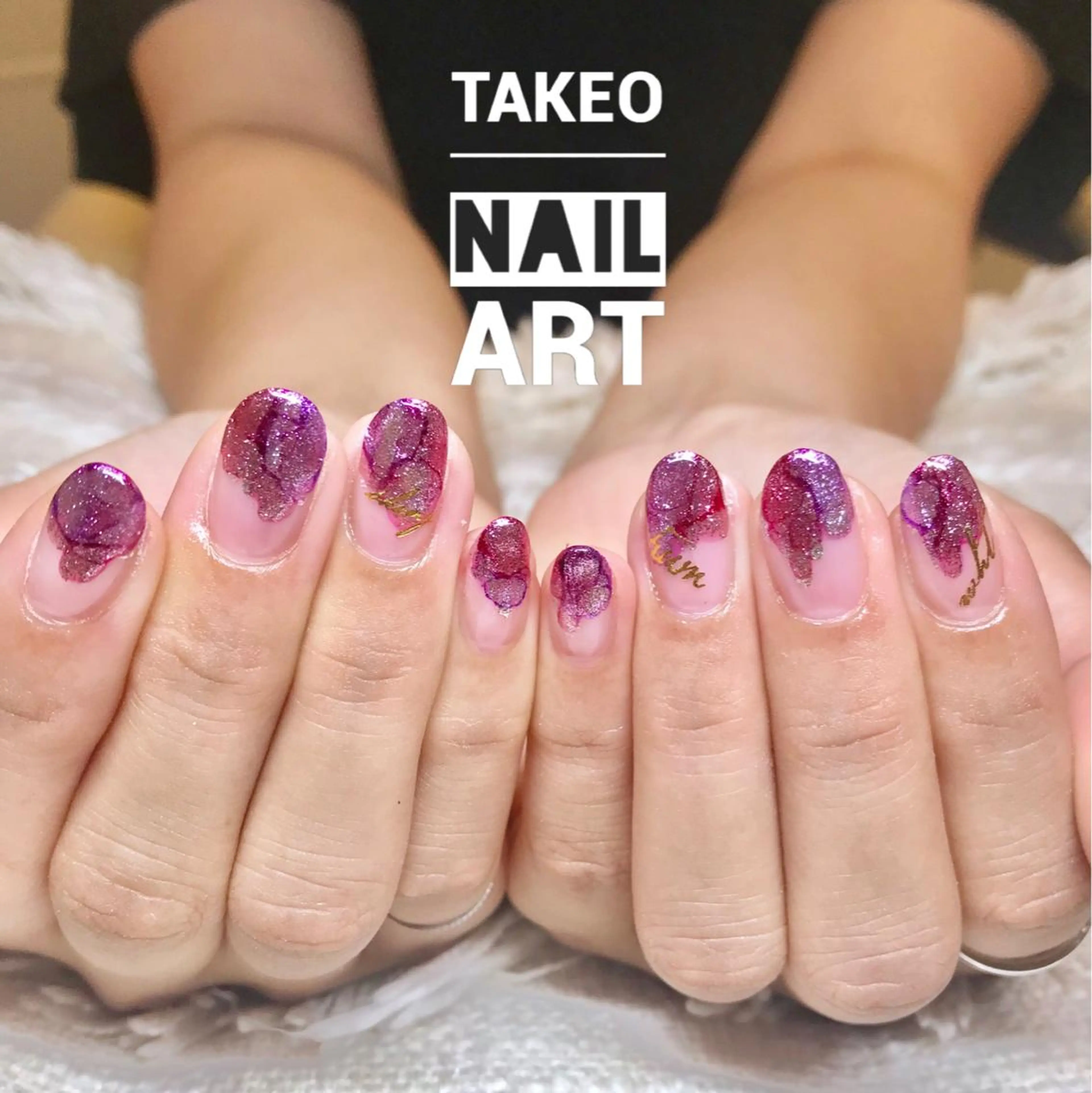 ミディアム ネイル マツエク・マツパ ハンドネイル ハンドケア nail&eye Aoのマツエク・マツパデザイン