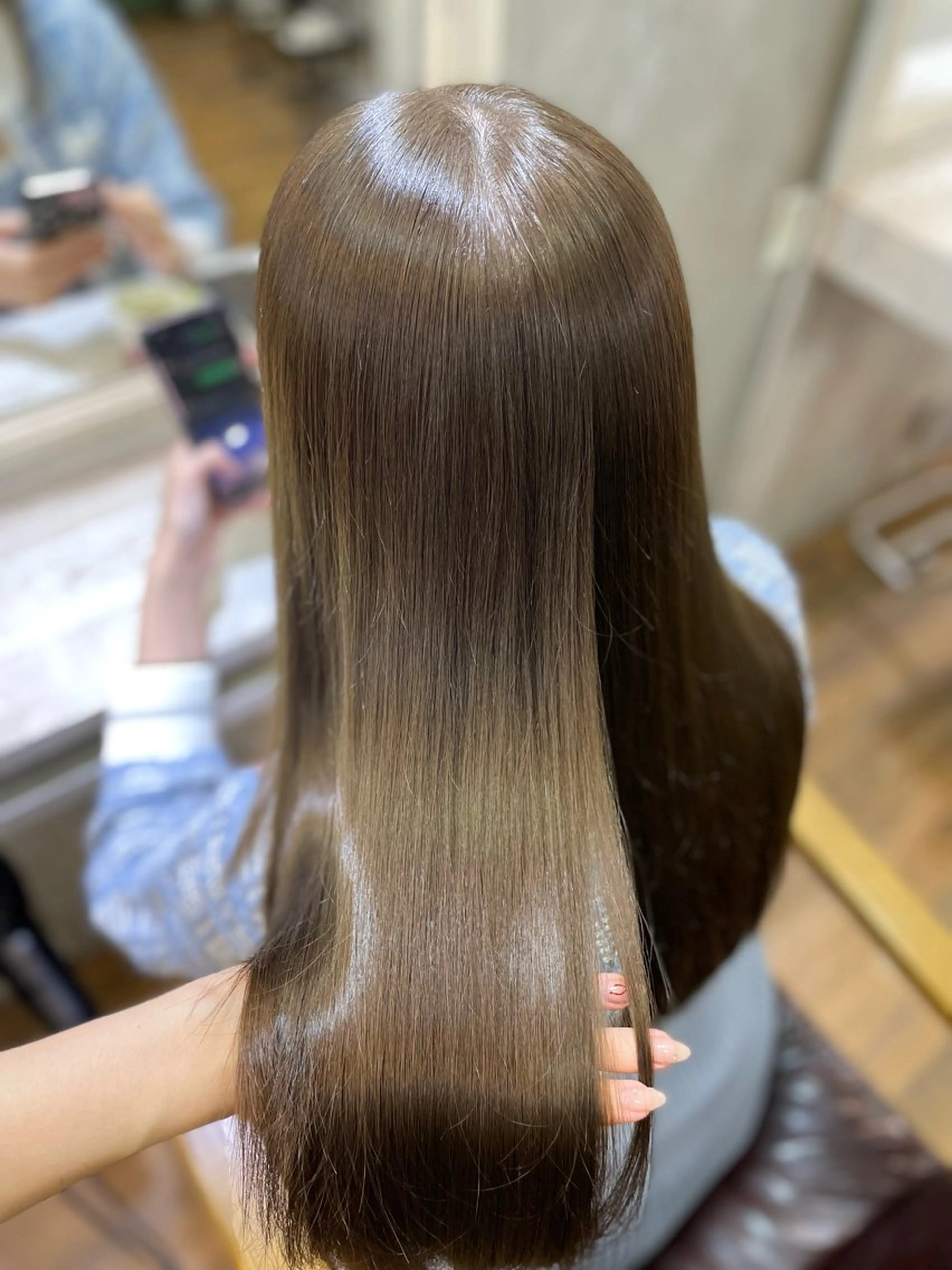 💖12月限定💖透明感カラー➕最高級髪質改善トリートメントの写真