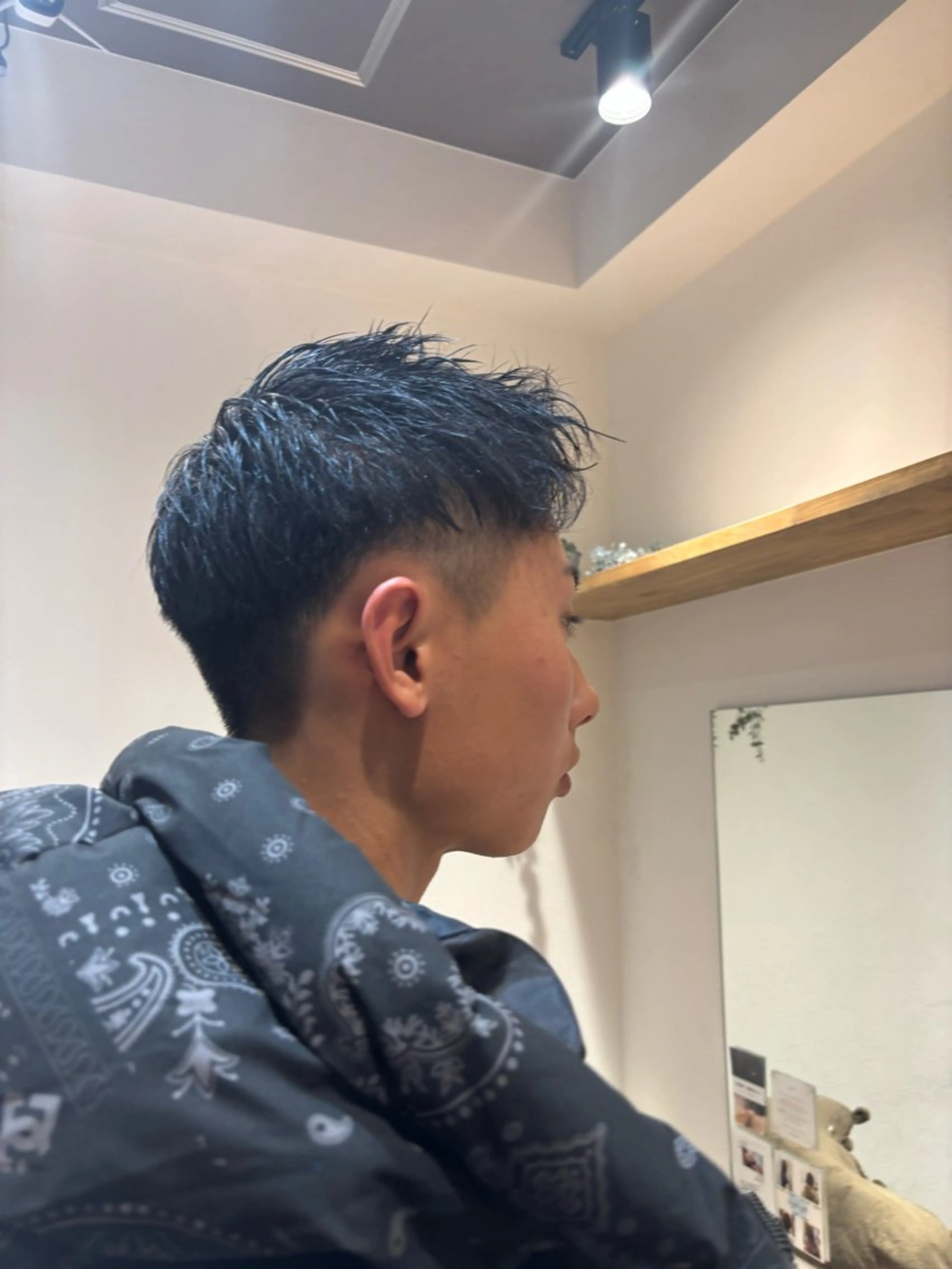 メンズ ふじたしの/湘南台 透明感カラーのヘアスタイル