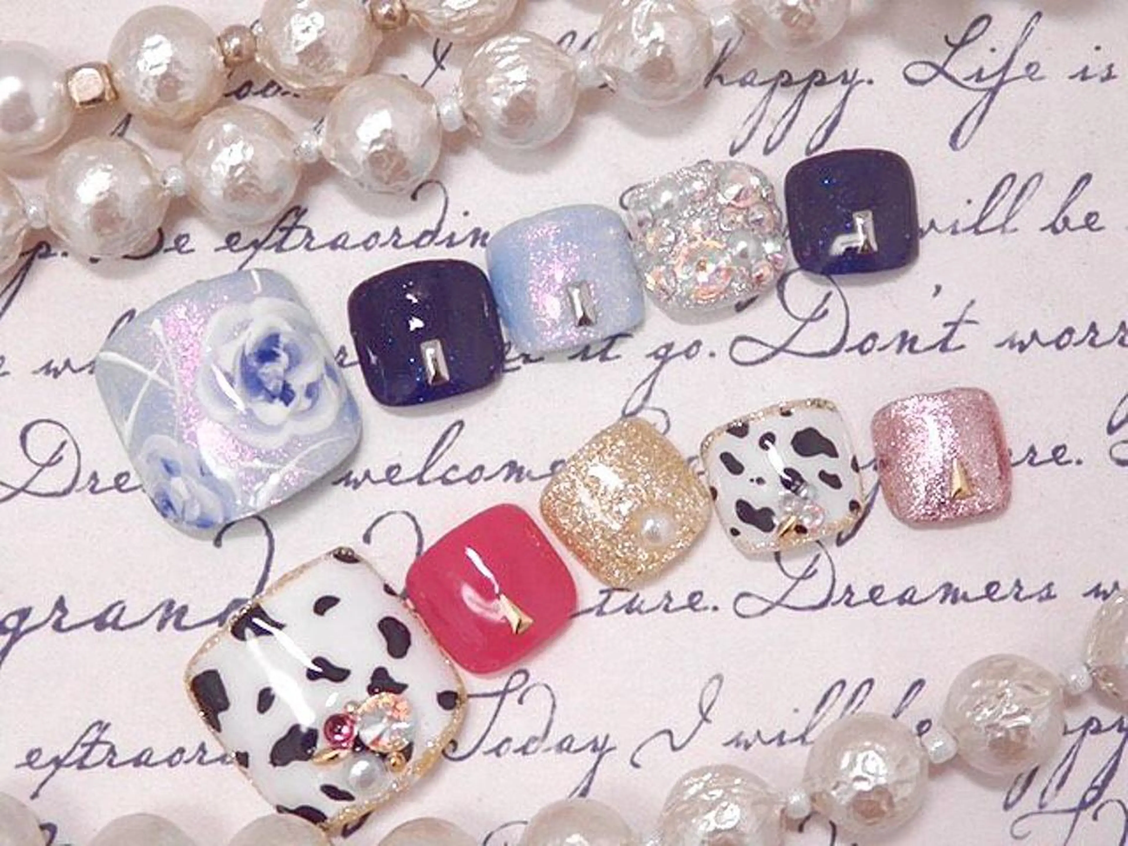 ネイル フットネイル Verest 西荻窪のネイルデザイン