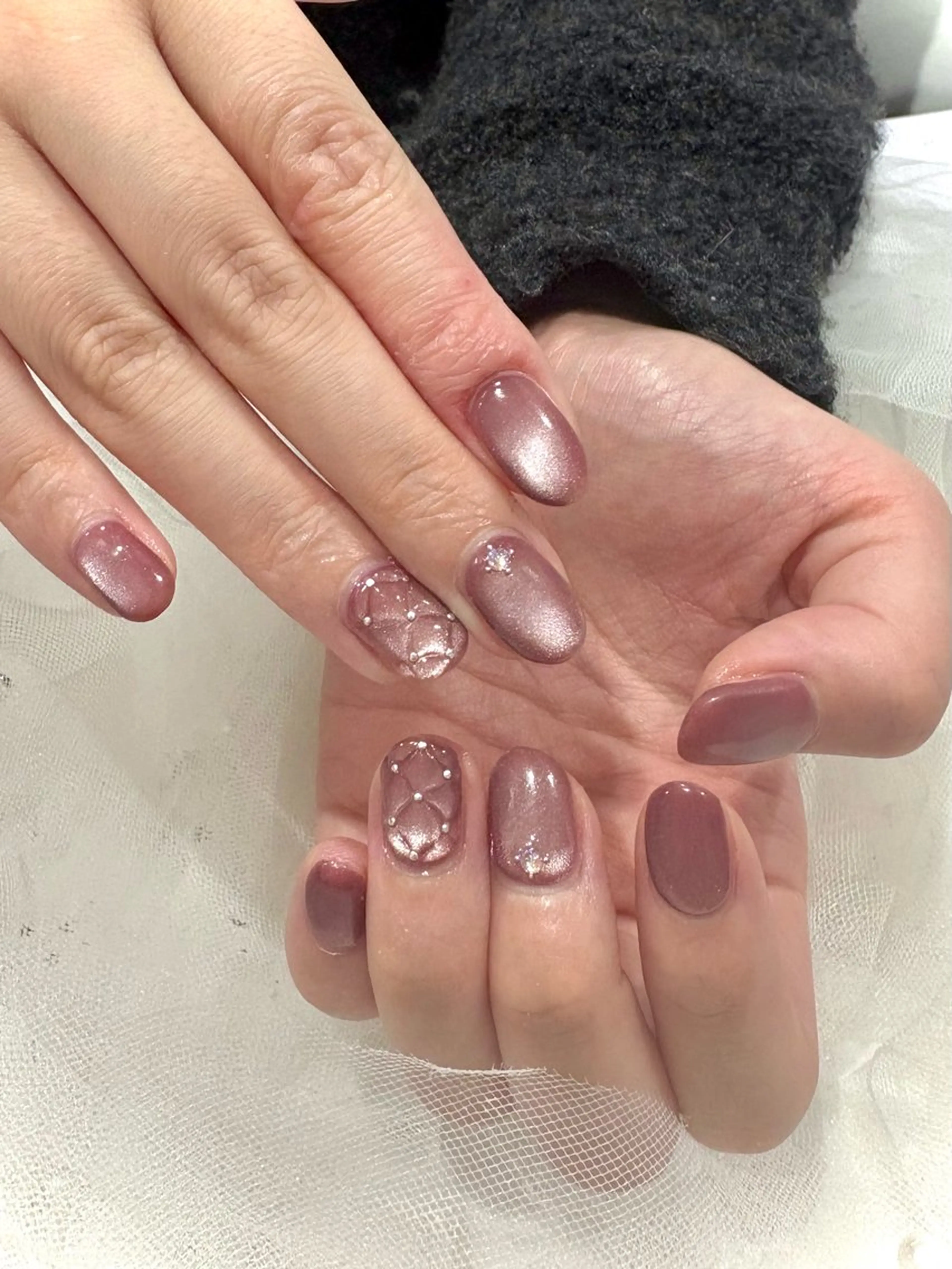 ネイル マグネットネイル ハンドネイル Nail salon Cielel⟡Ayaのネイルデザイン