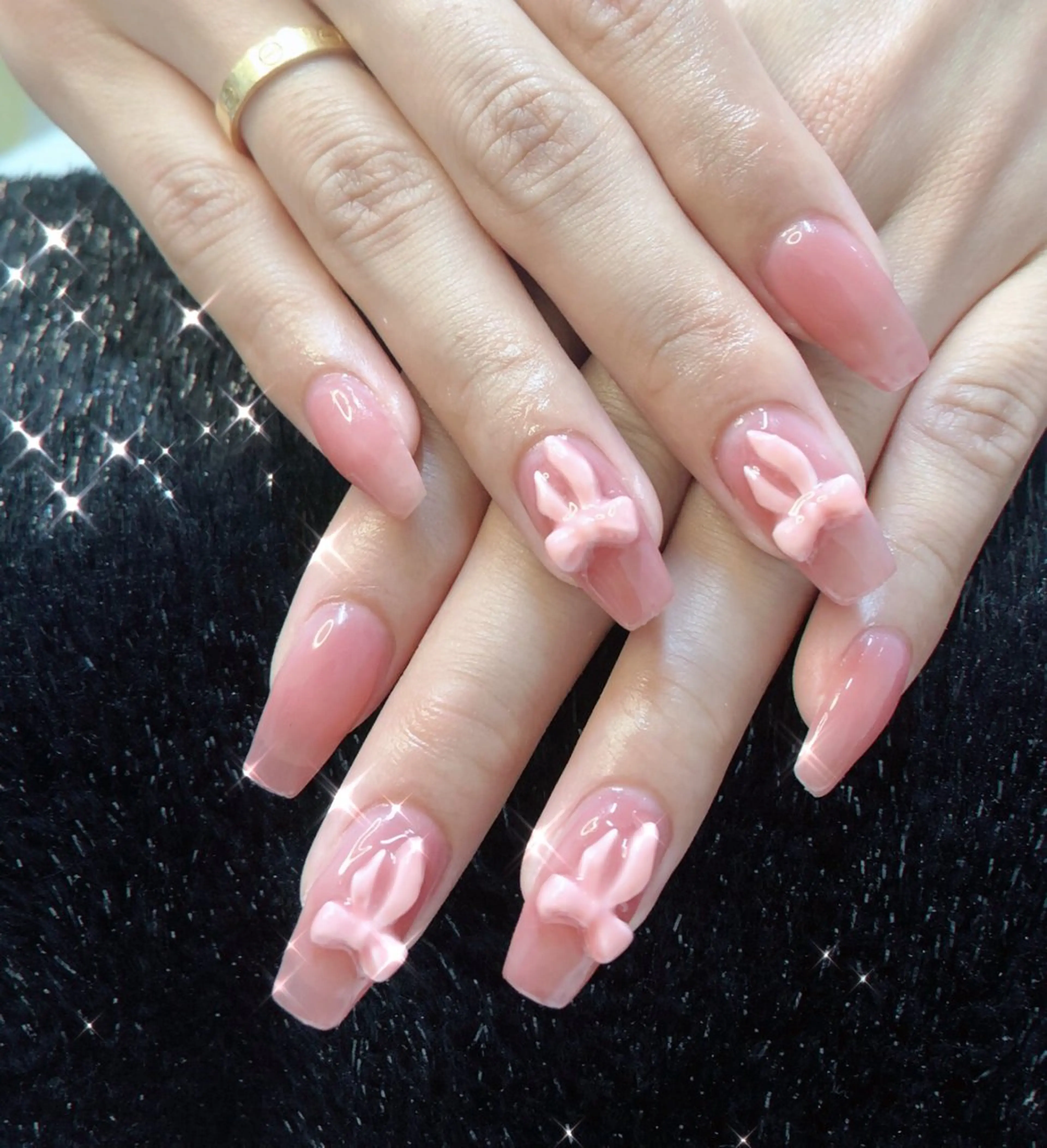 ネイル フットネイル フレンチネイル ジェルネイル ガラスフレンチ ハート 大門浜松町 ネイルのネイルデザイン