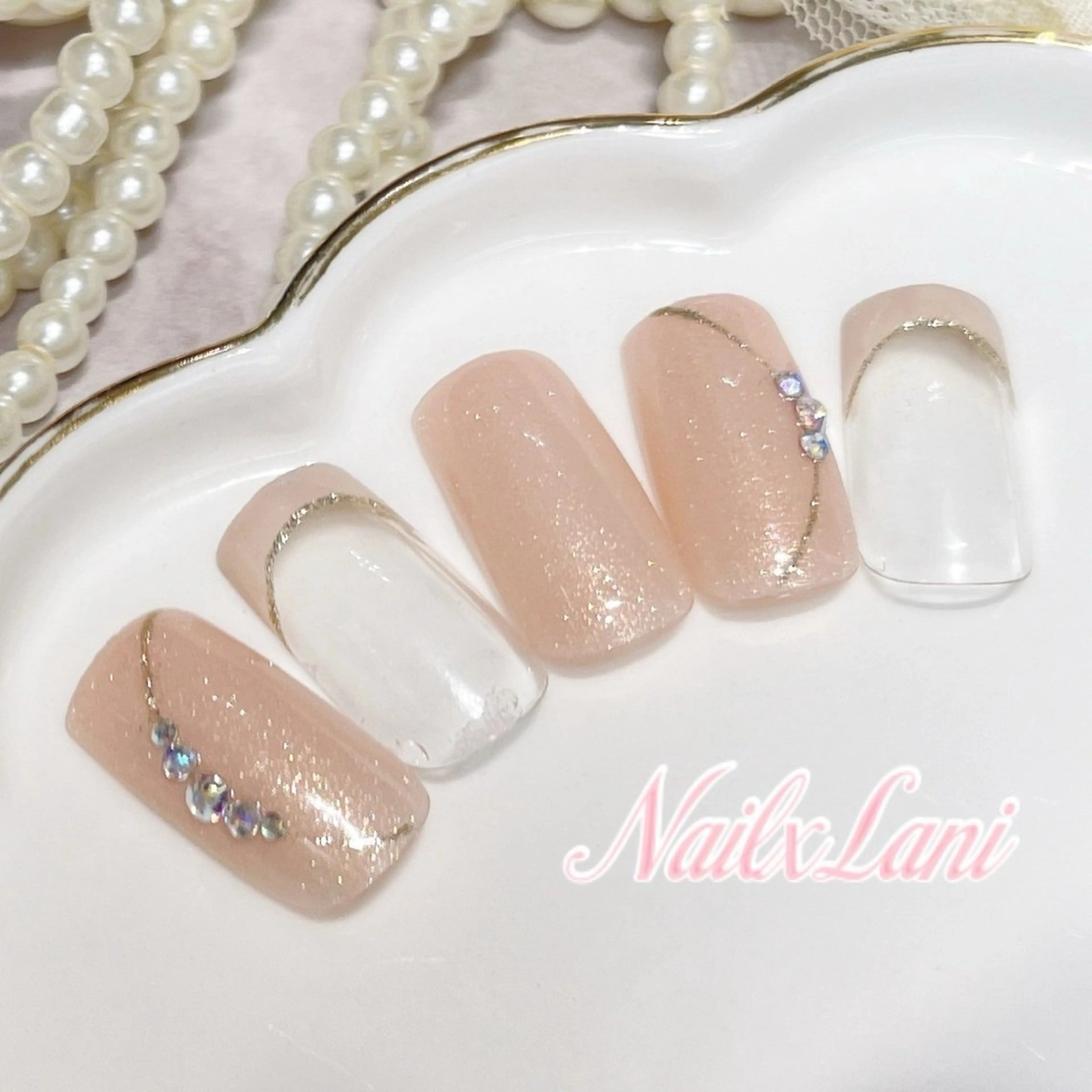 ネイル フットネイル ジェルネイル マグネットネイル パラジェル 練馬駅近ネイルラニ 不細工爪90分で美爪のネイルデザイン