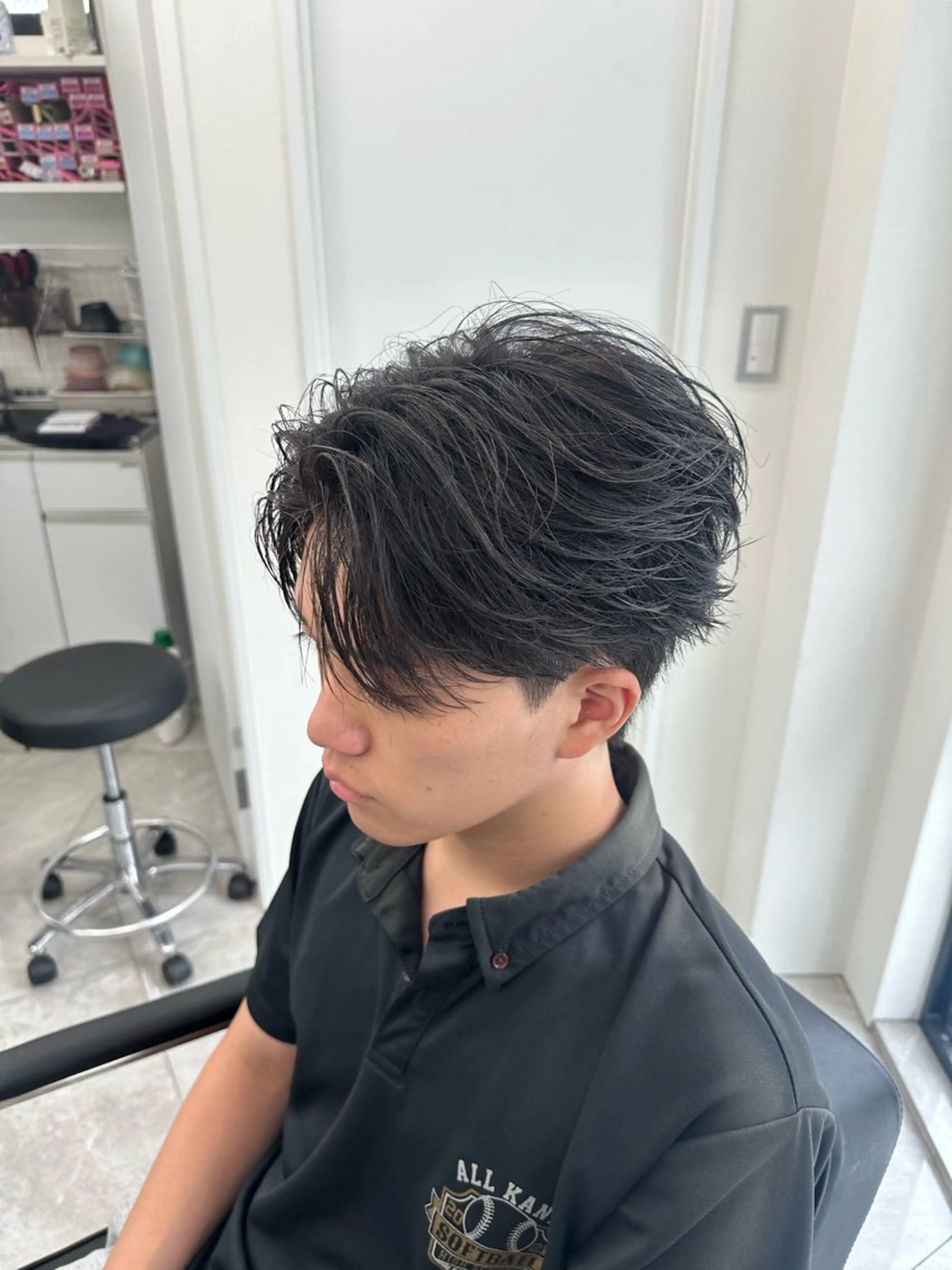 パーマ メンズ カット パーマ 💎メンズカット ／フェザー／細野💎のヘアスタイル