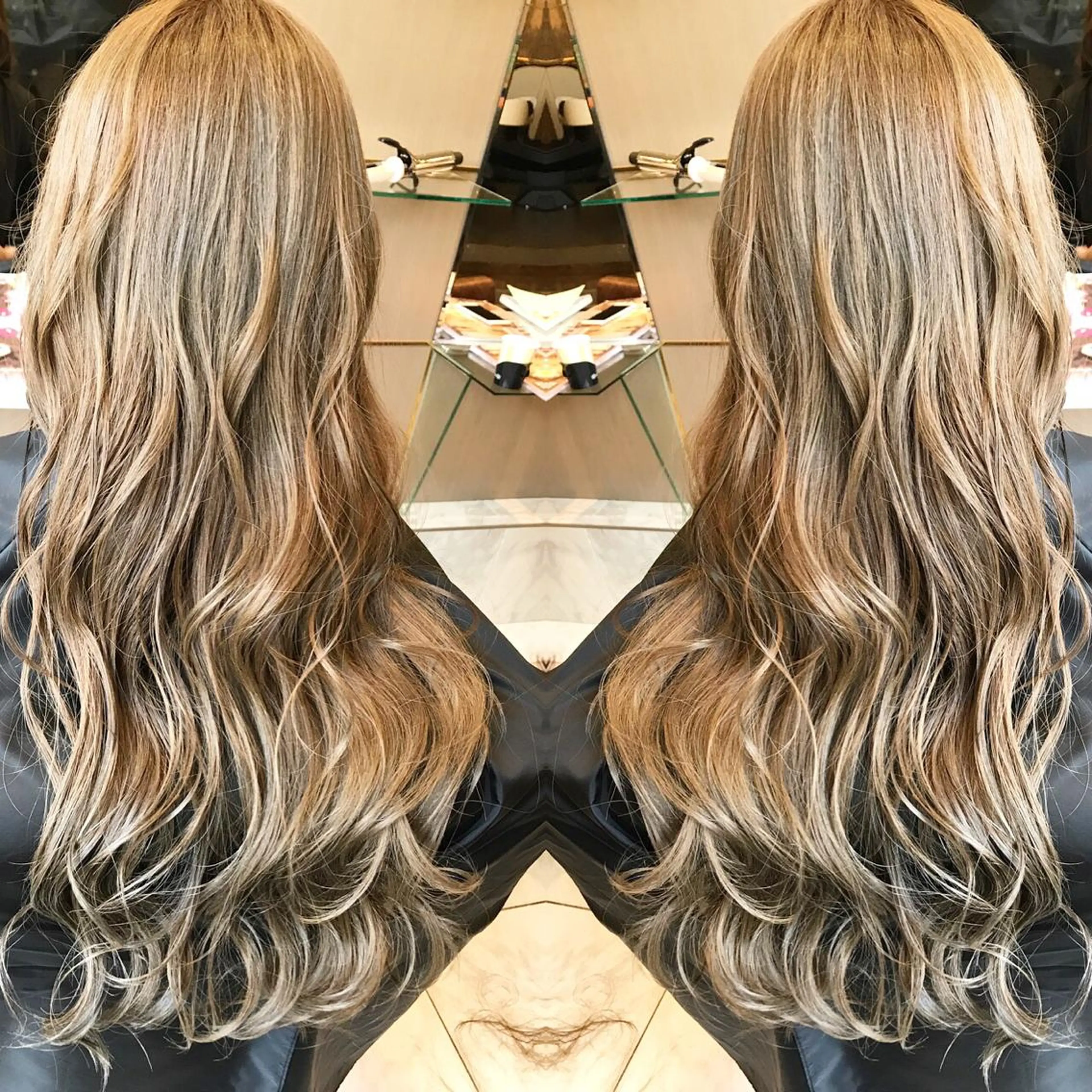 セミロング カラー パーマ 外国人風カラー カット ヘアカラー 🫧代表/新宿駅近/ 限定価格🫧田辺貴裕のヘアスタイル