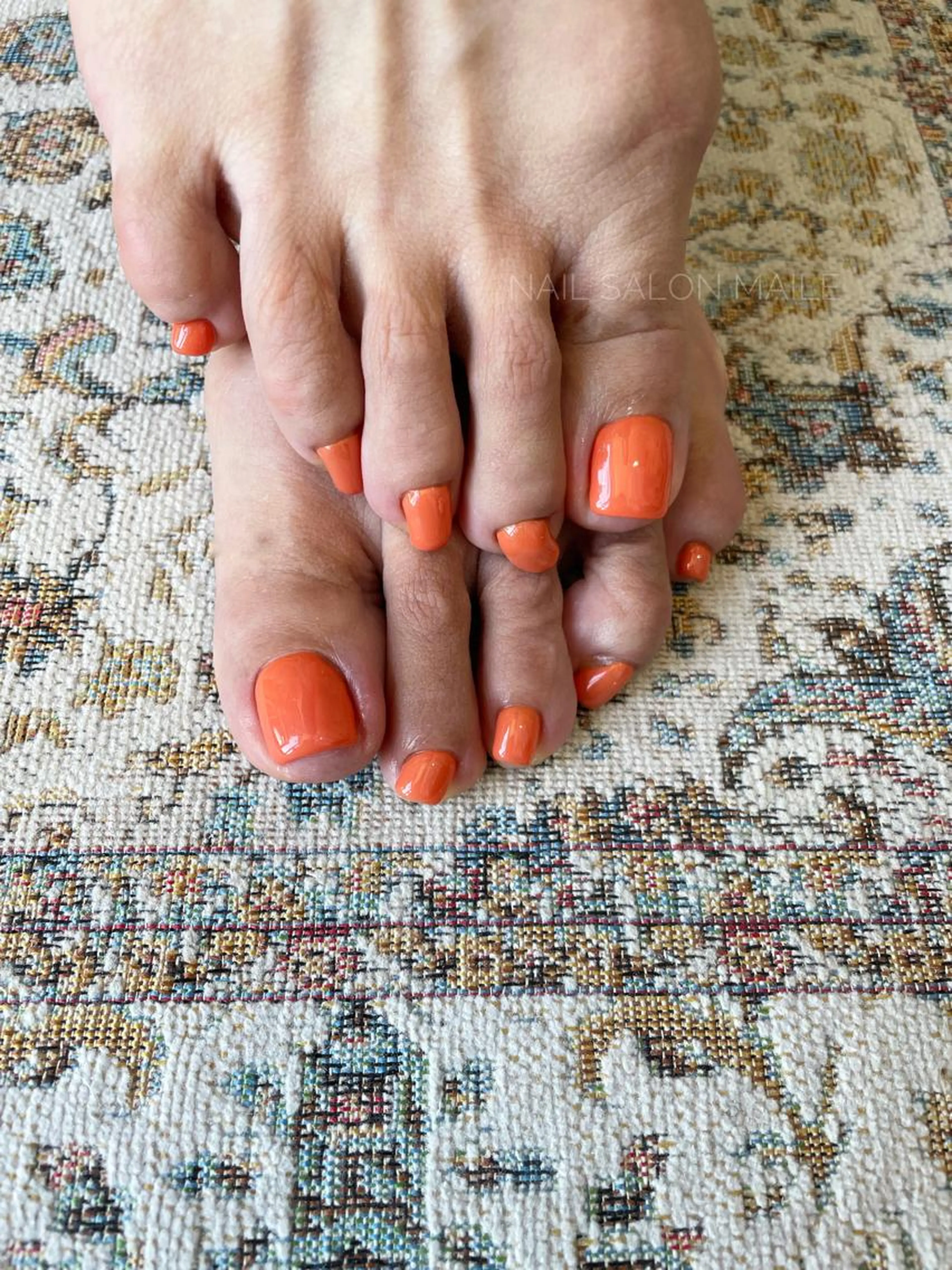 foot☽ワンカラー(ケア込)の写真