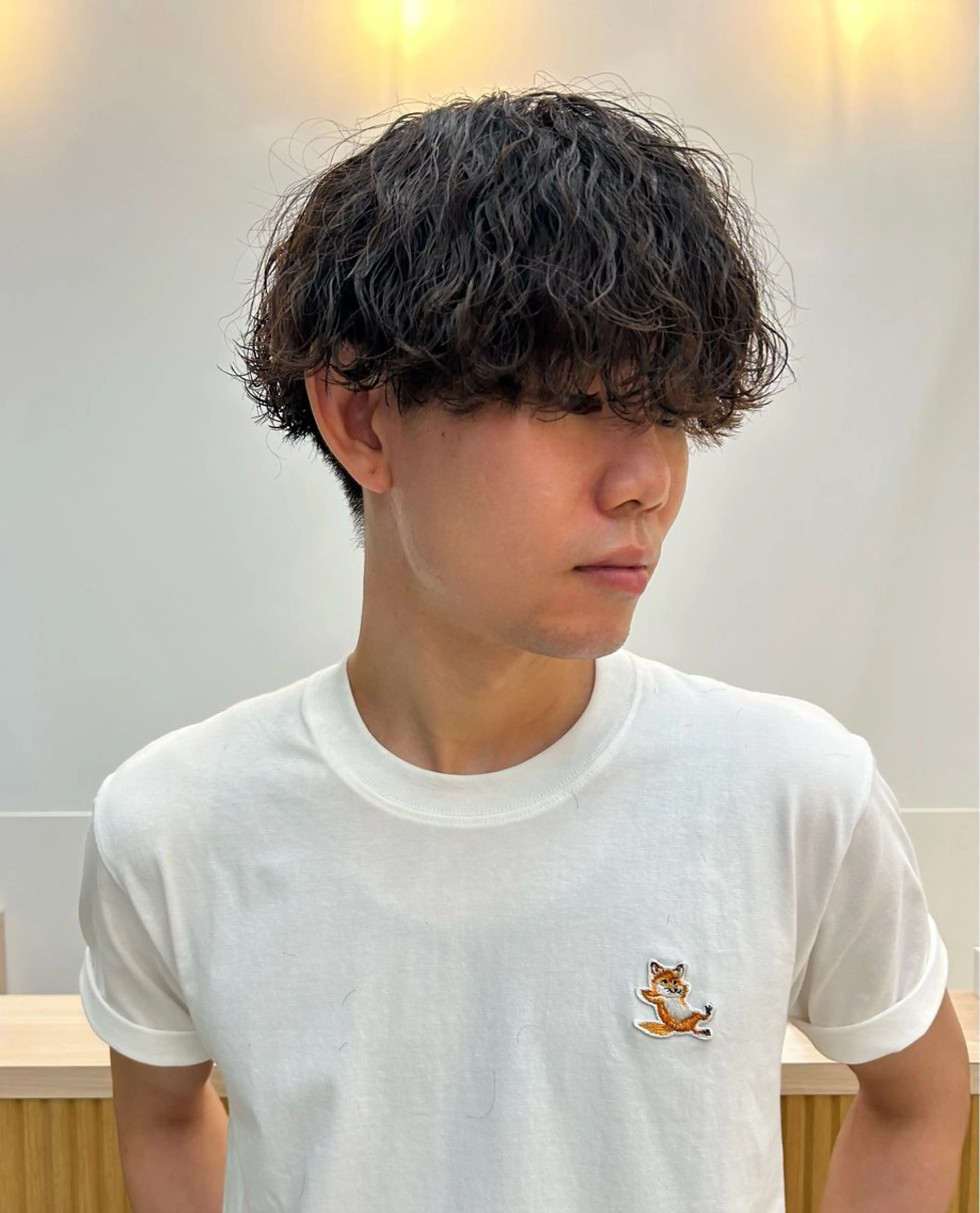 パーマ メンズ メンズパーマ 波巻きパーマ 纐纈 大和のヘアスタイル