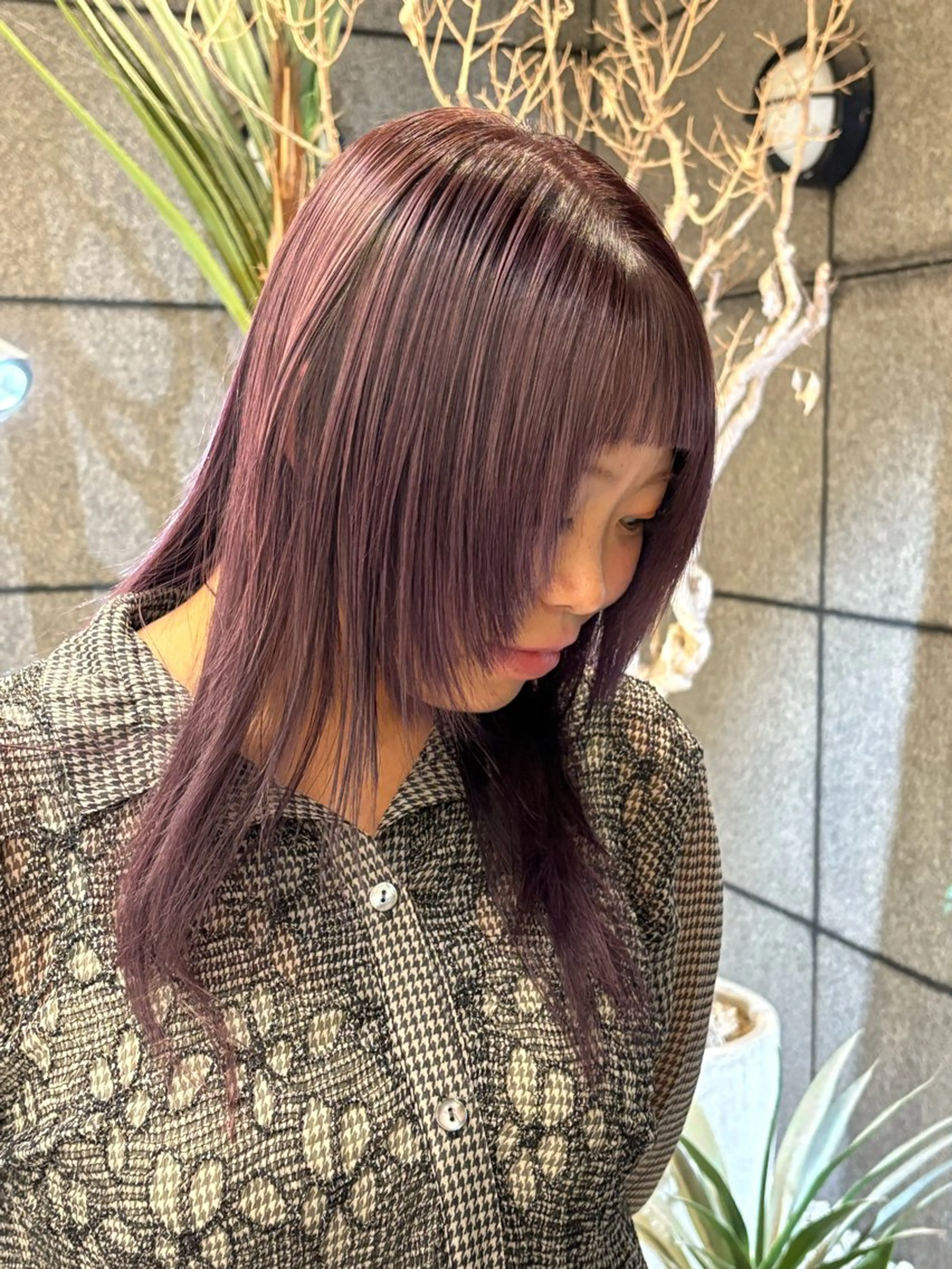 セミロング カラー ブリーチ ケアブリーチ ダブルカラー グラデーションカラー ハイライトカラー 似合わせカラー🎱 renのヘアスタイル