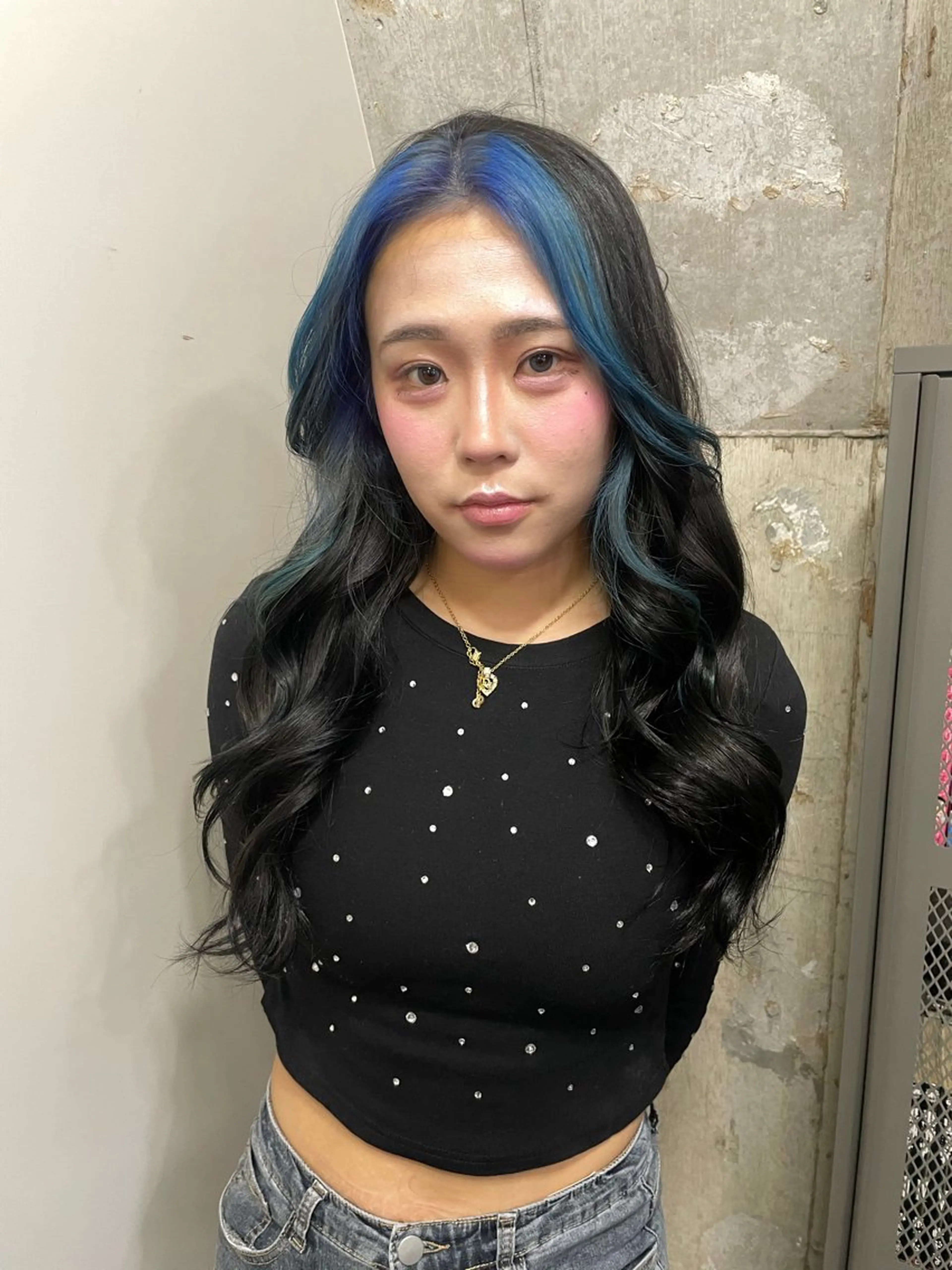 ロング カラー ミストバング  フェイスフレーミング ヘアカラー ブレンバイドット所属・ニュアンスカラー/ 🫧レミ(坊主)のヘアスタイル