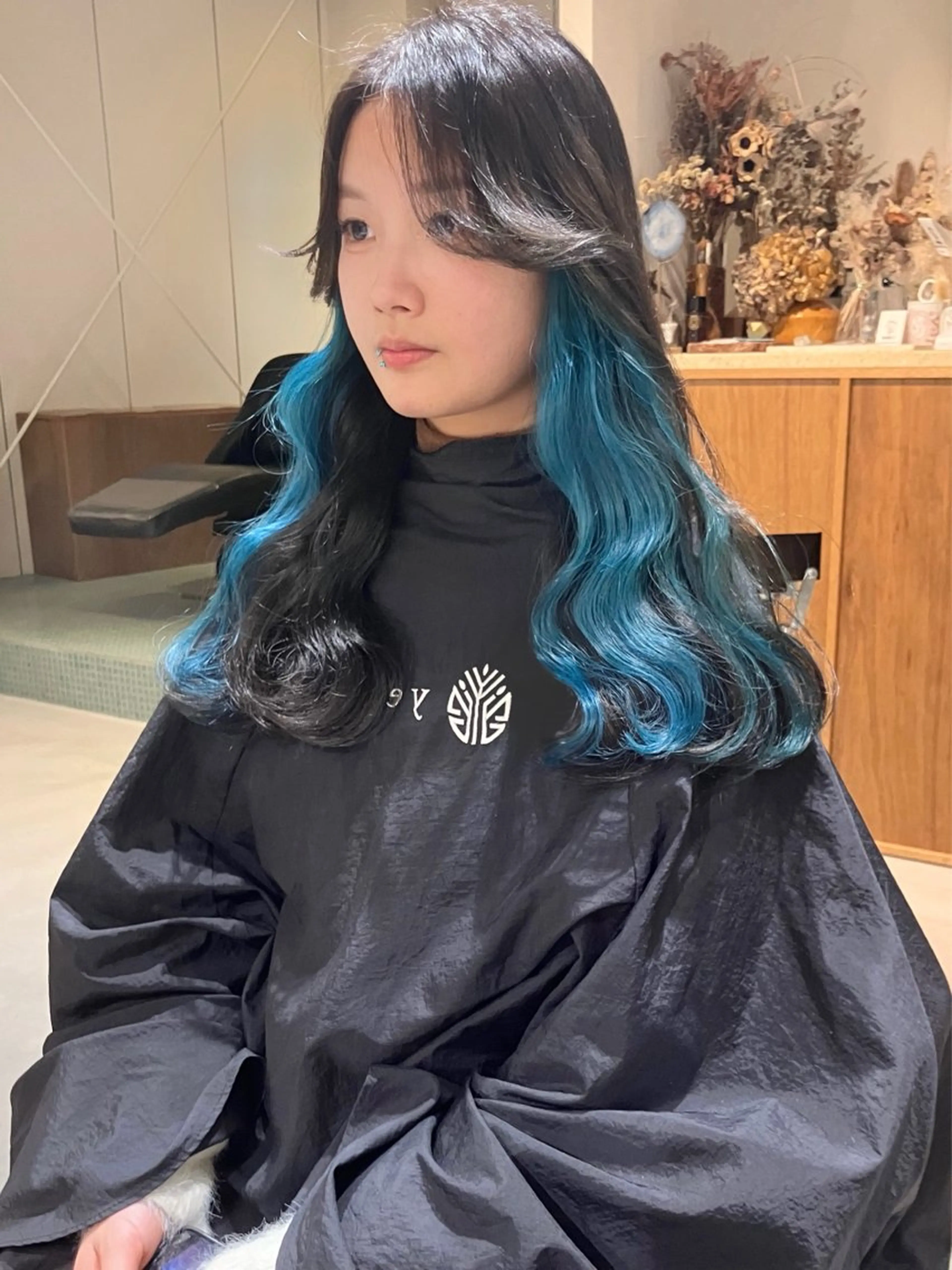 ロング カラー カット ヘアカラー トリートメント chlom所属・🌱大人ハイトーン RENのヘアスタイル