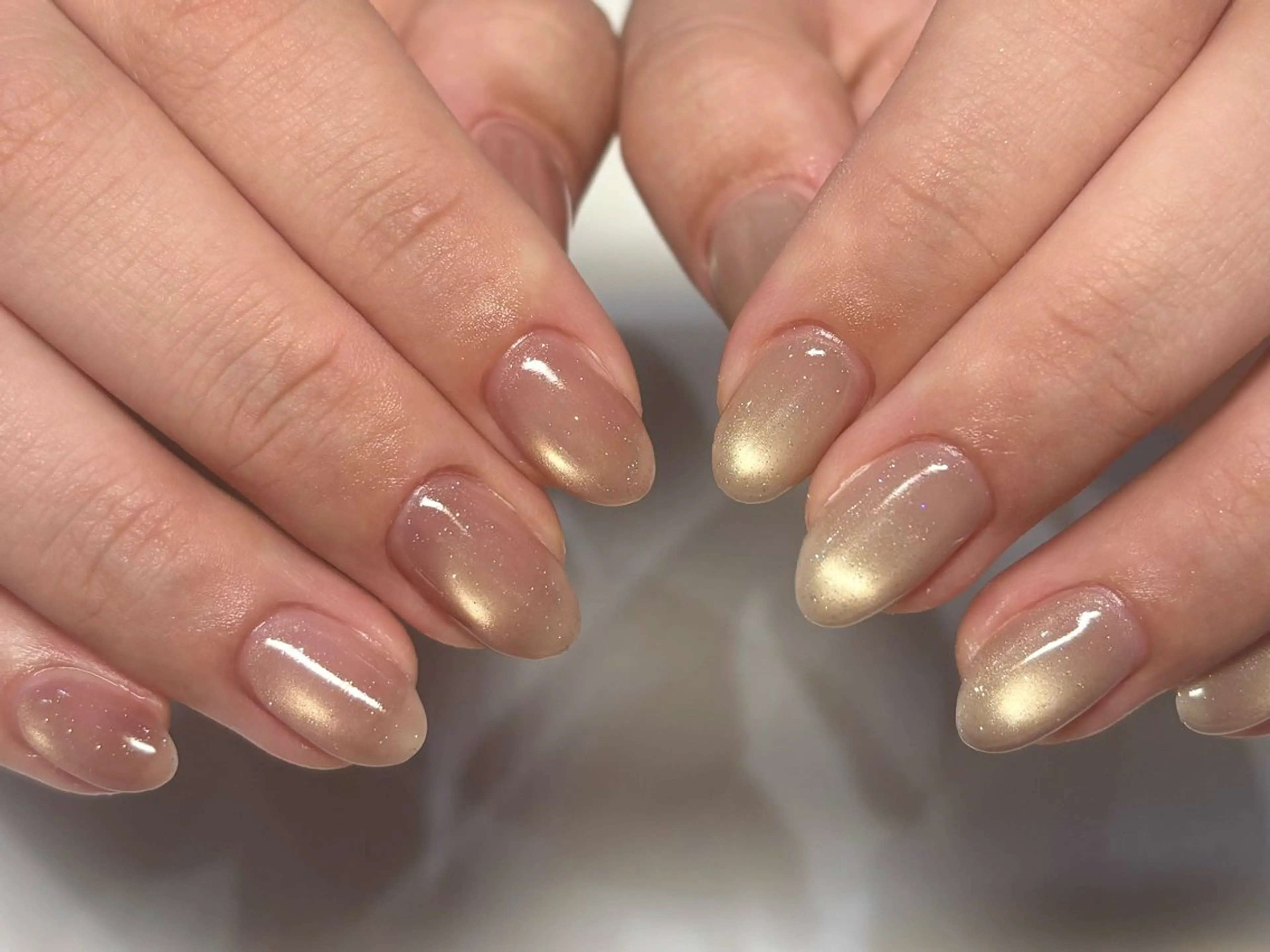 《3Qnailメニュー》 【オフあり】マグネットorフラッシュバイカラー🫟の写真